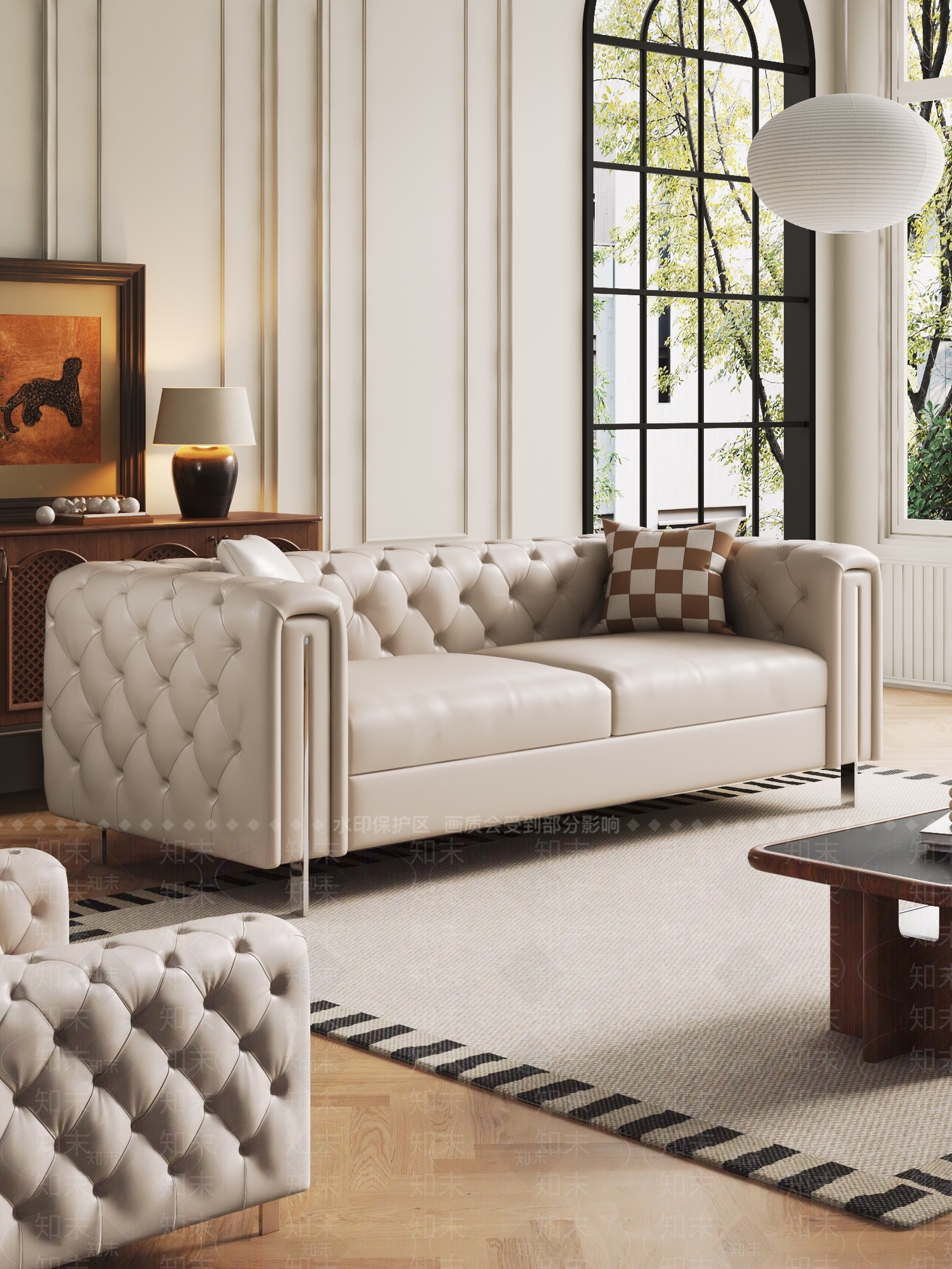 法式中古家居客厅3D模型下载【ID:1201335225】