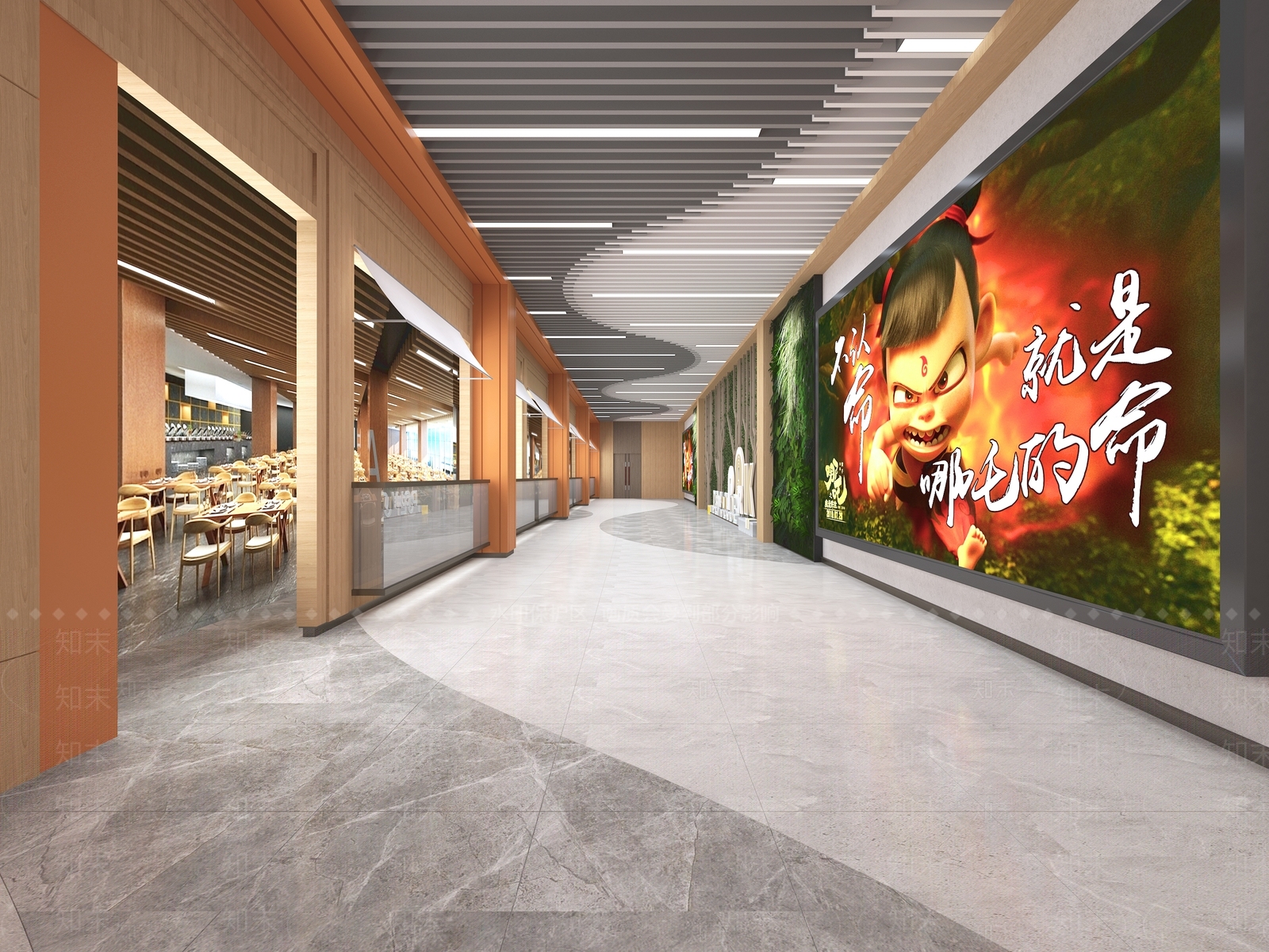 现代走廊3D模型下载【ID:1201335603】