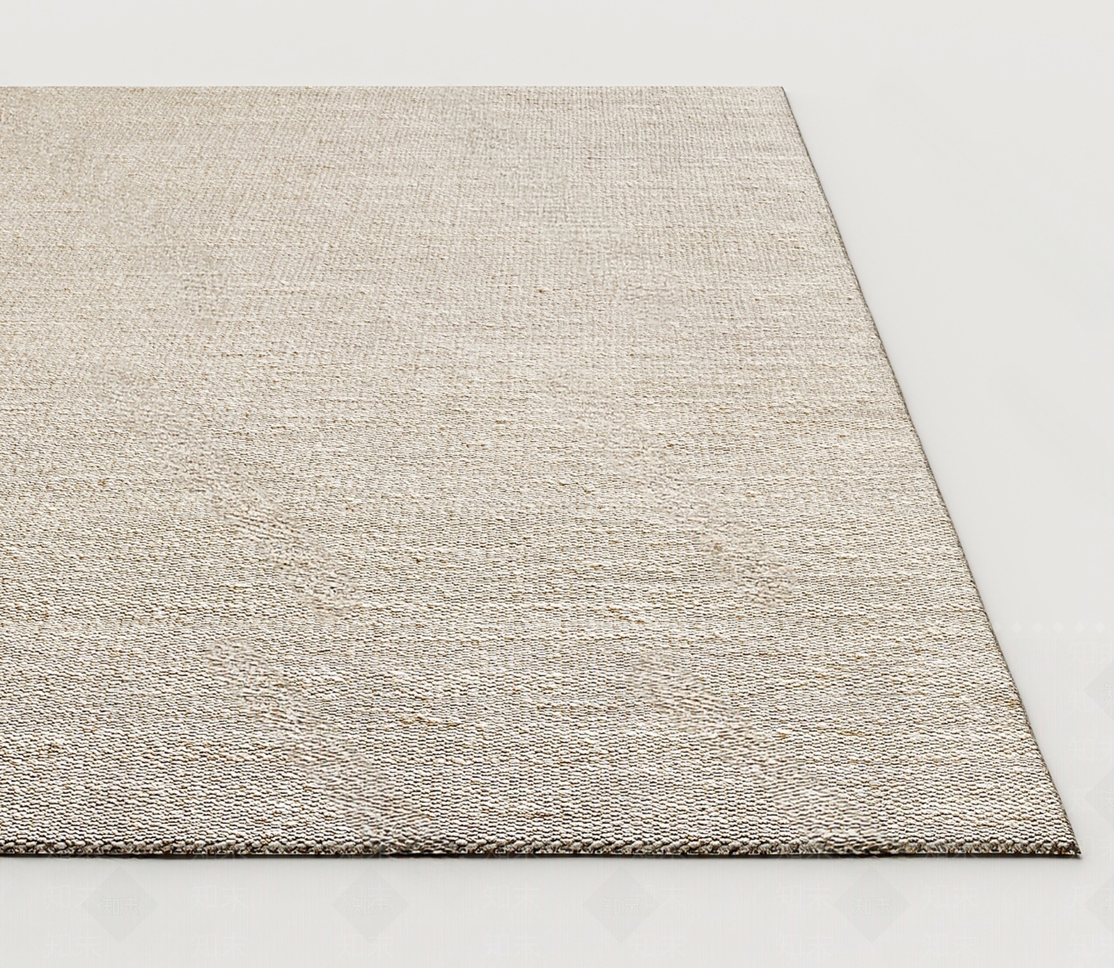 中古侘寂地毯SU模型下载【ID:1201337933】