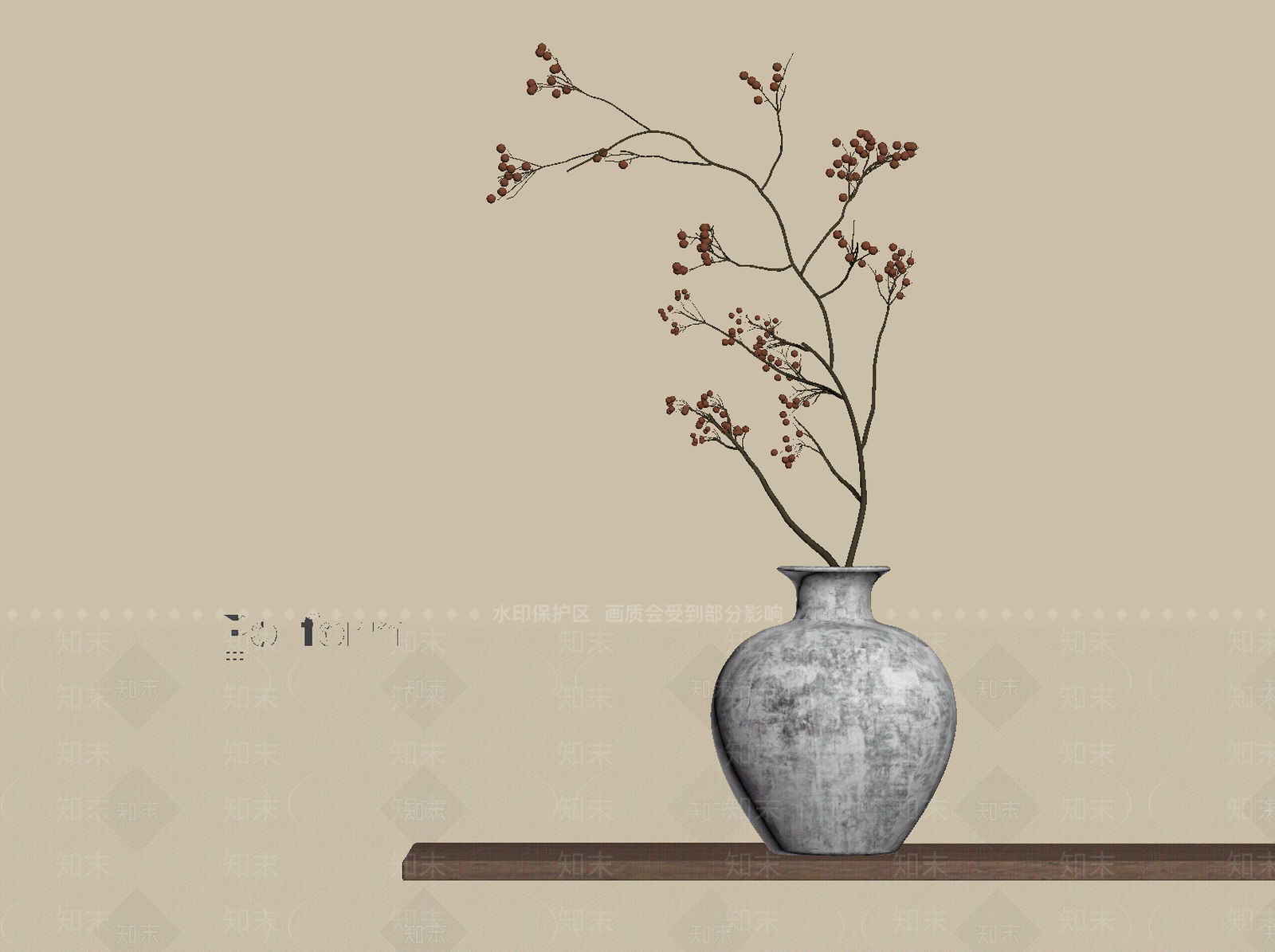 新中式花瓶SU模型下载【ID:1201347199】