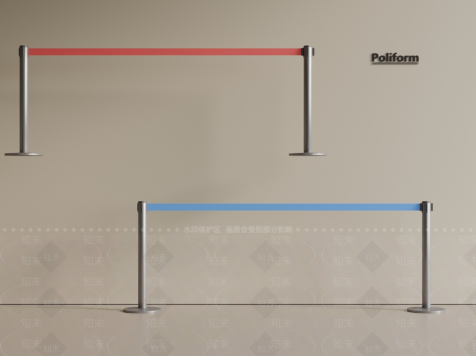 现代极简其他围挡围栏3D模型下载【ID:1201347247】