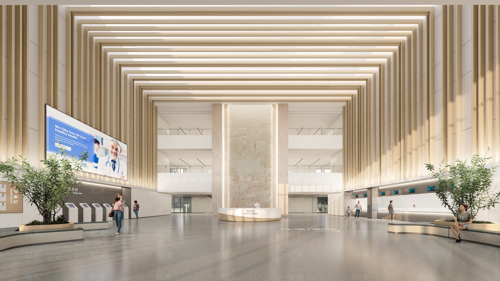 医院SU模型下载【ID:1201352098】