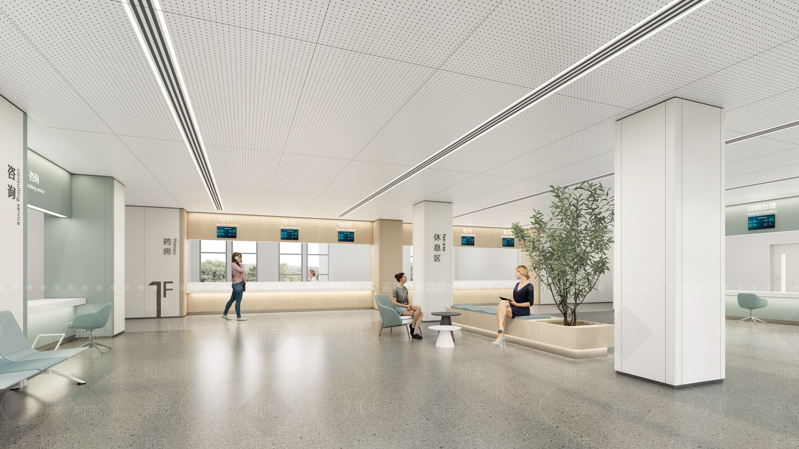 医院SU模型下载【ID:1201352143】