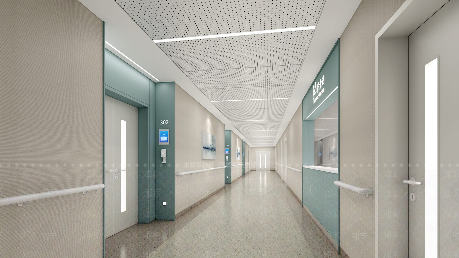 医院SU模型下载【ID:1201352125】