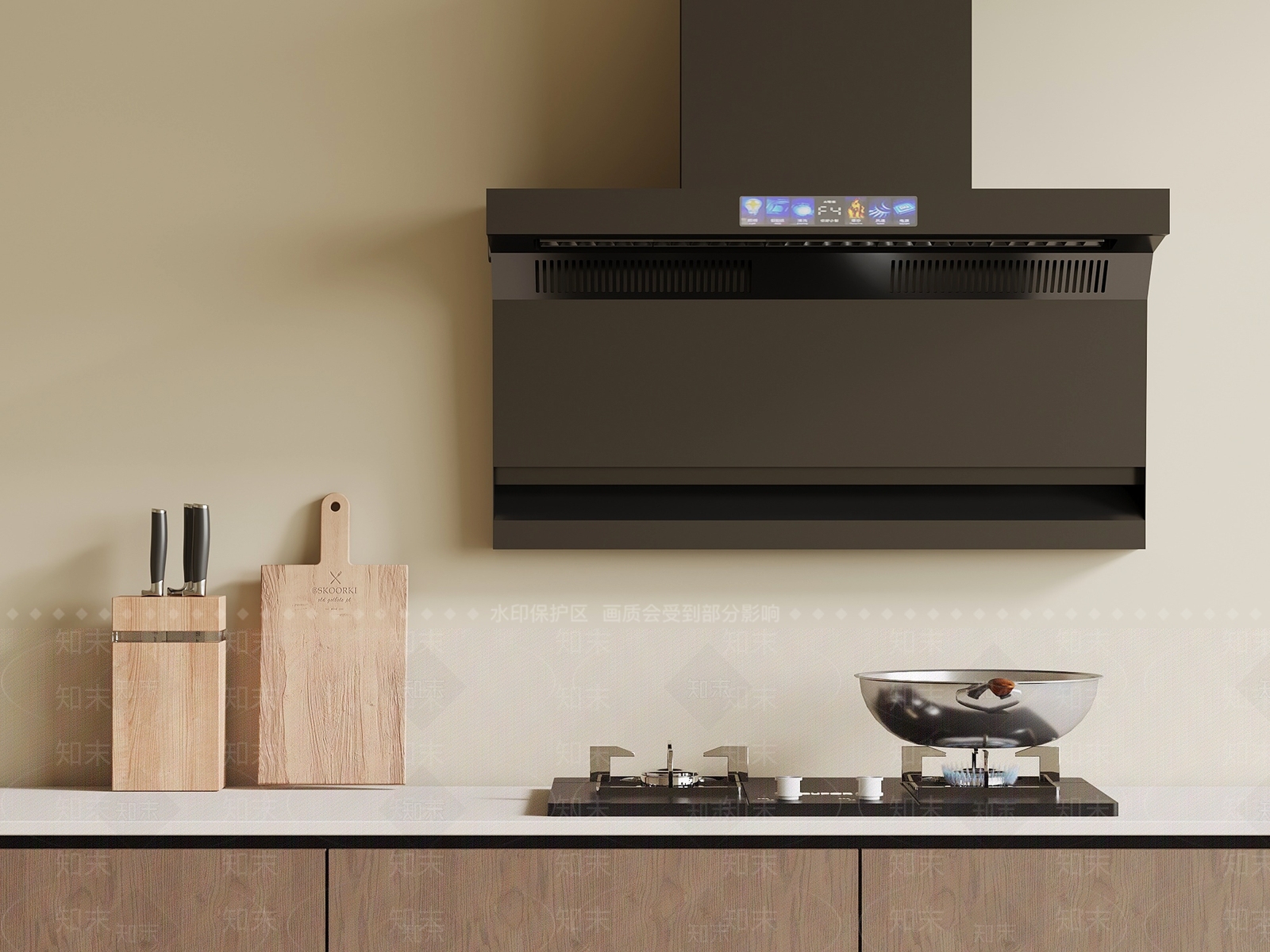 油烟机3D模型下载【ID:1201350486】