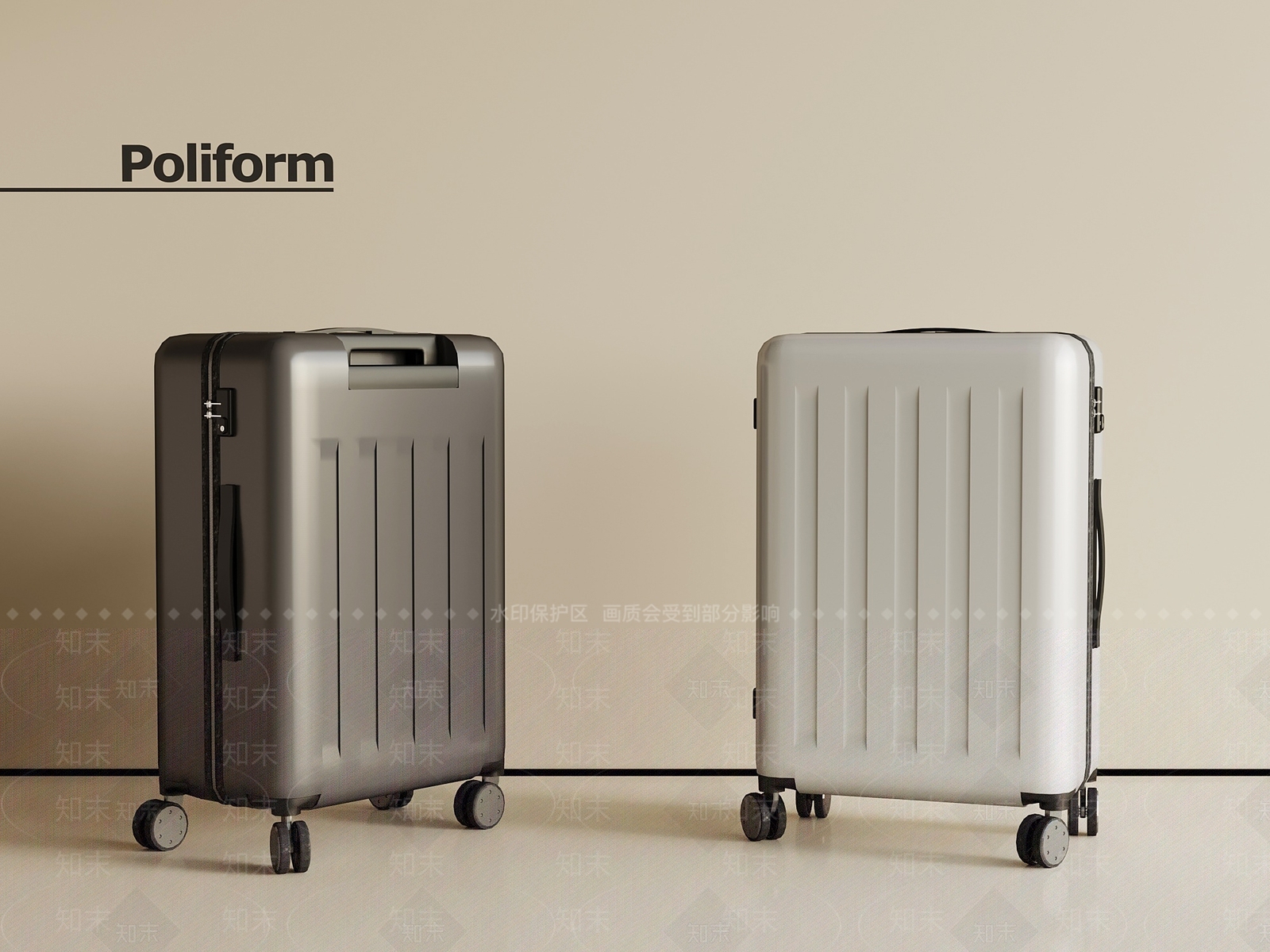 行李箱3D模型下载【ID:1201350758】