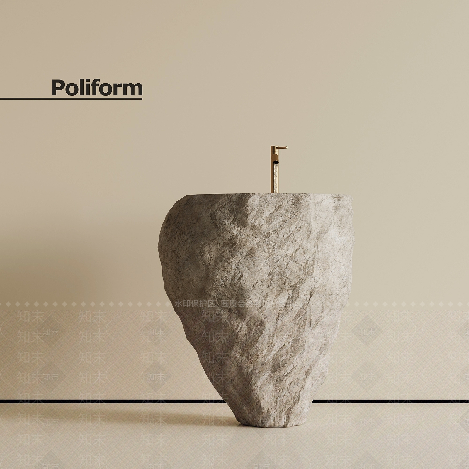 现代水槽SU模型下载【ID:1201351743】