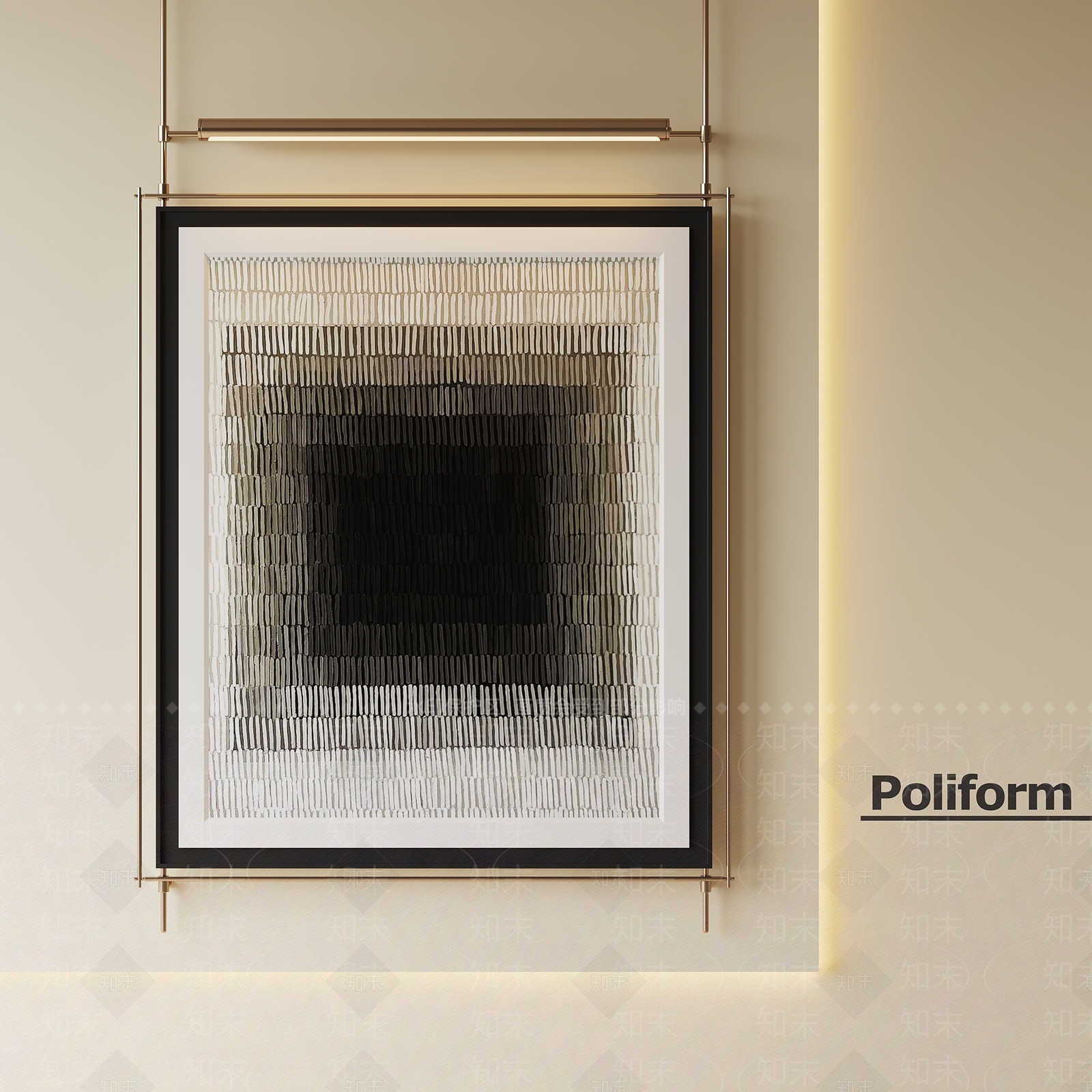 现代意式挂画SU模型下载【ID:1201353690】