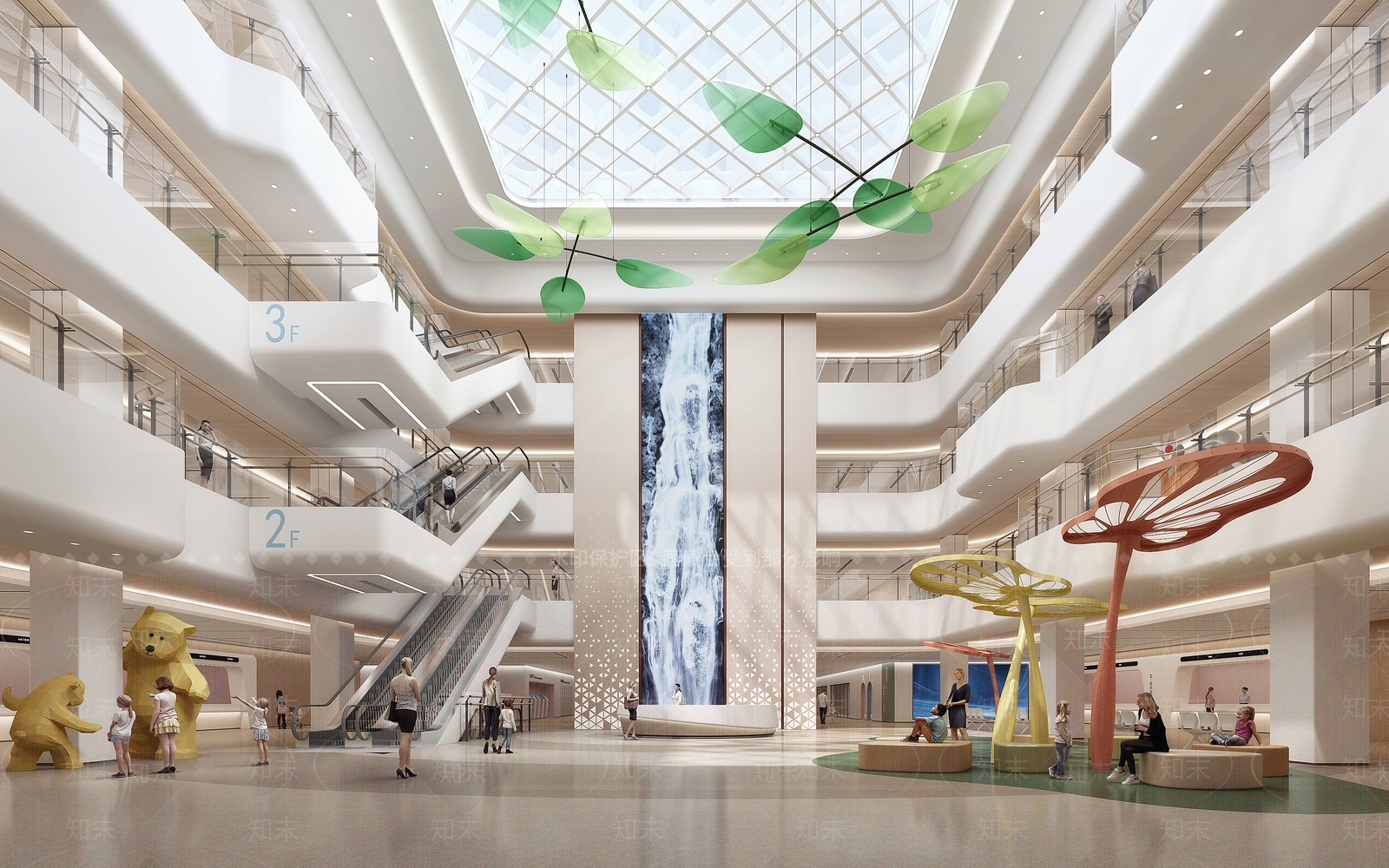 现代医院3D模型下载【ID:1201354451】