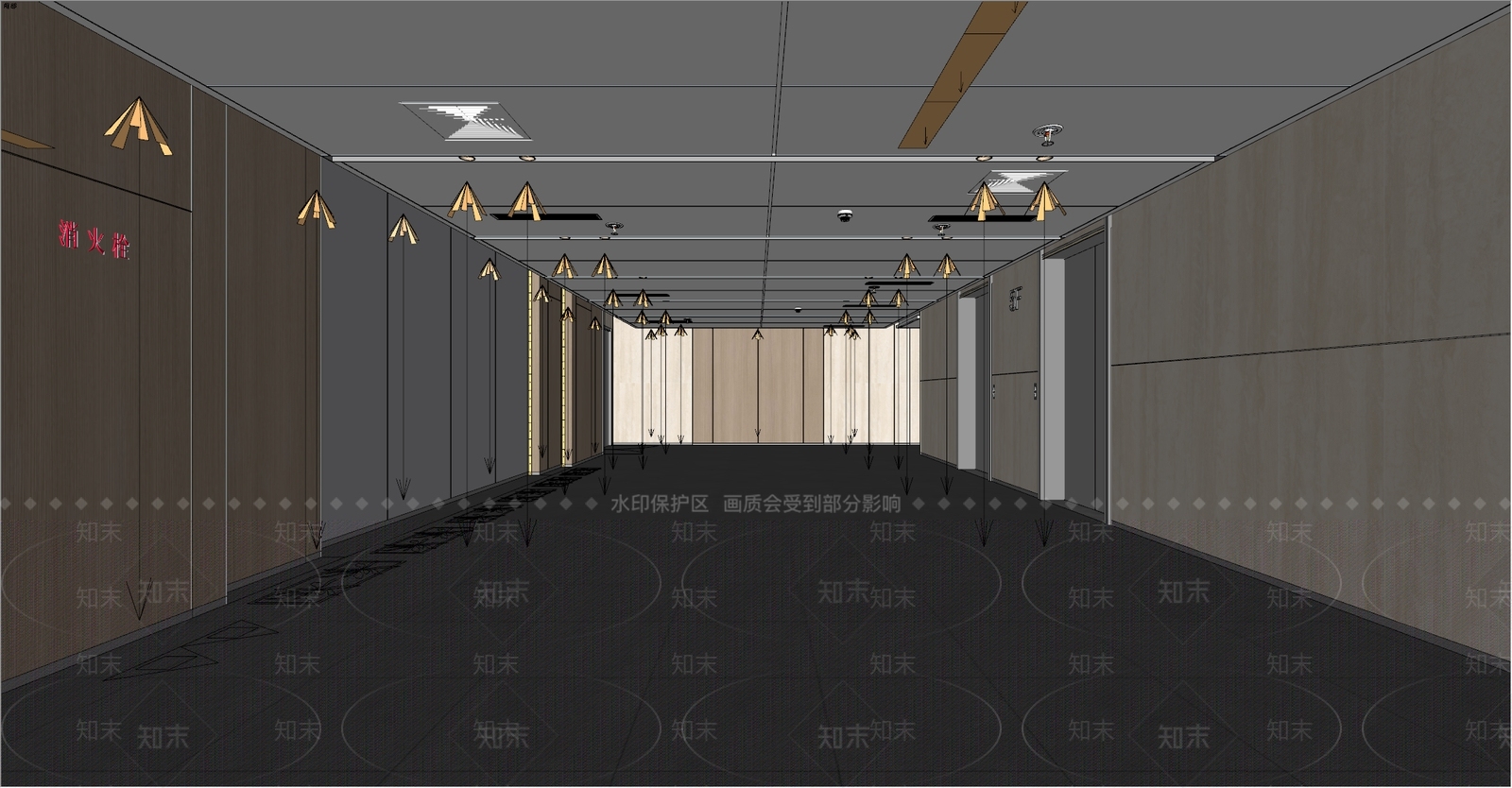 现代新中式其他办公区域SU模型下载【ID:1201360914】