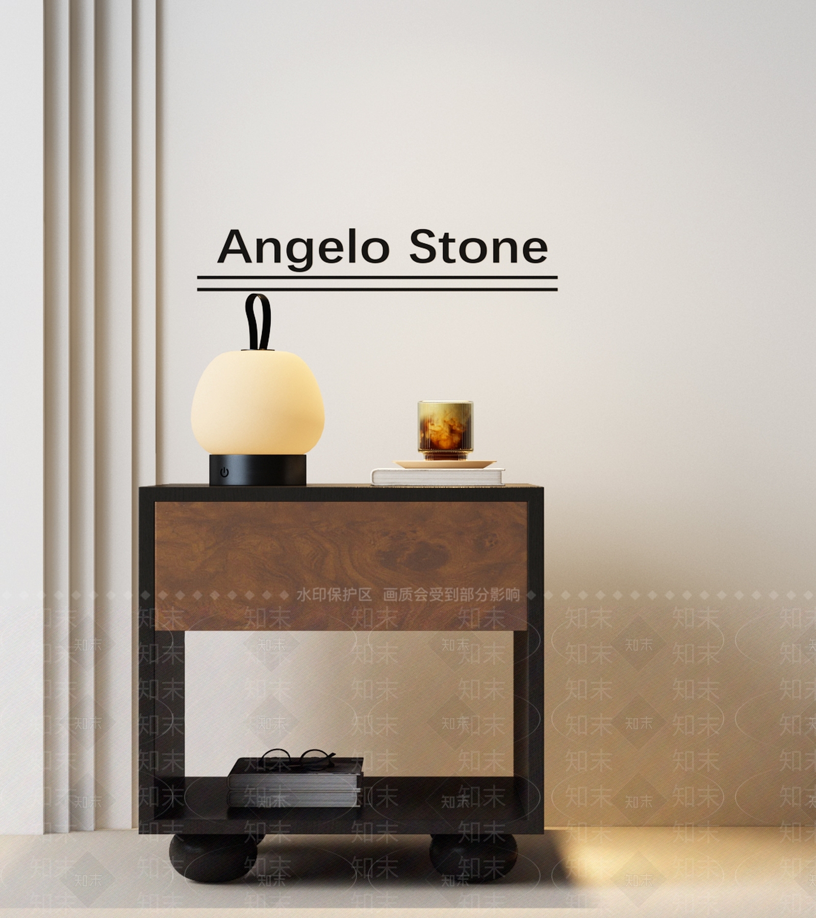 现代法式床头柜SU模型下载【ID:1201363288】