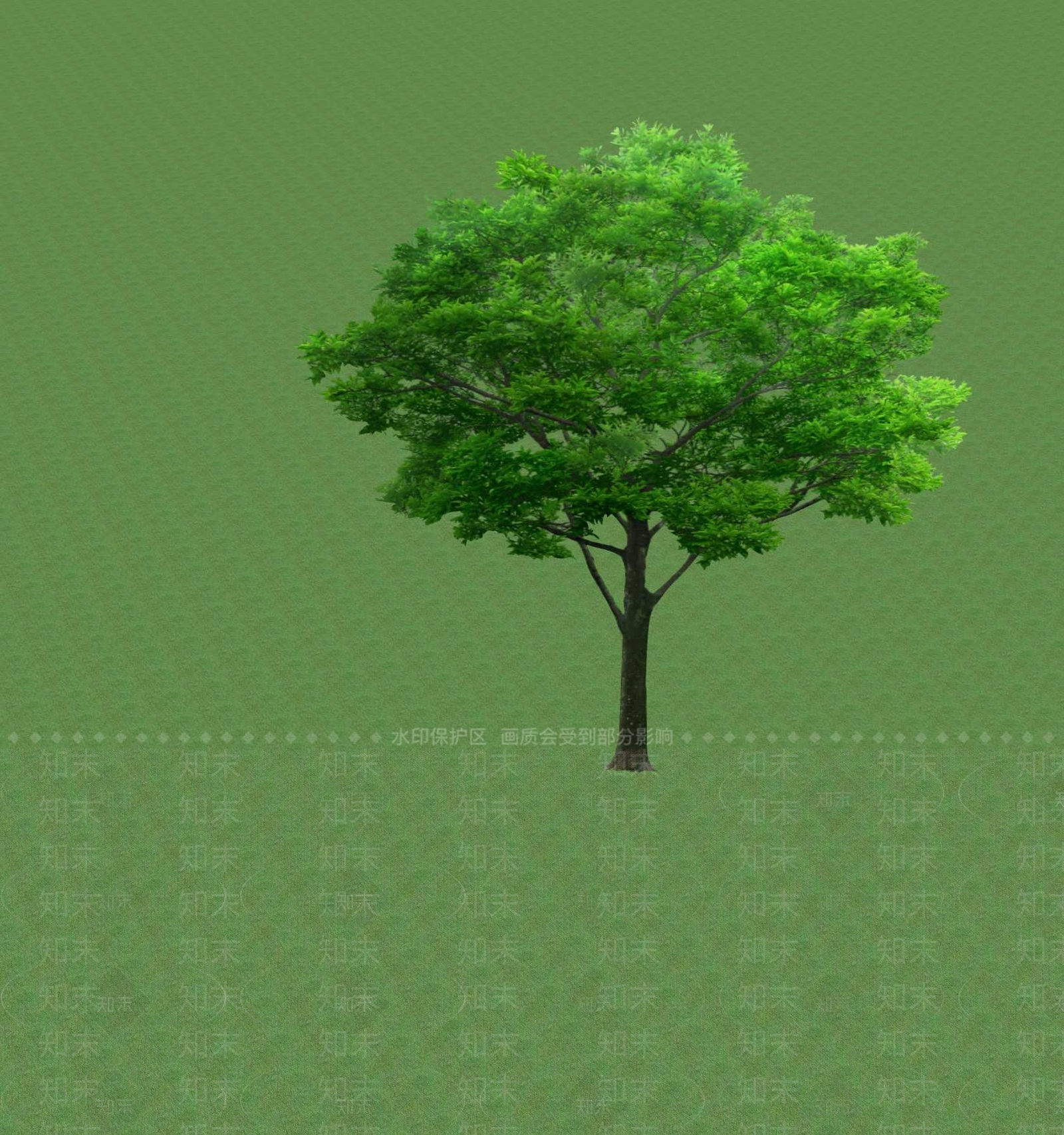 2D乔木SU模型下载【ID:1201365440】