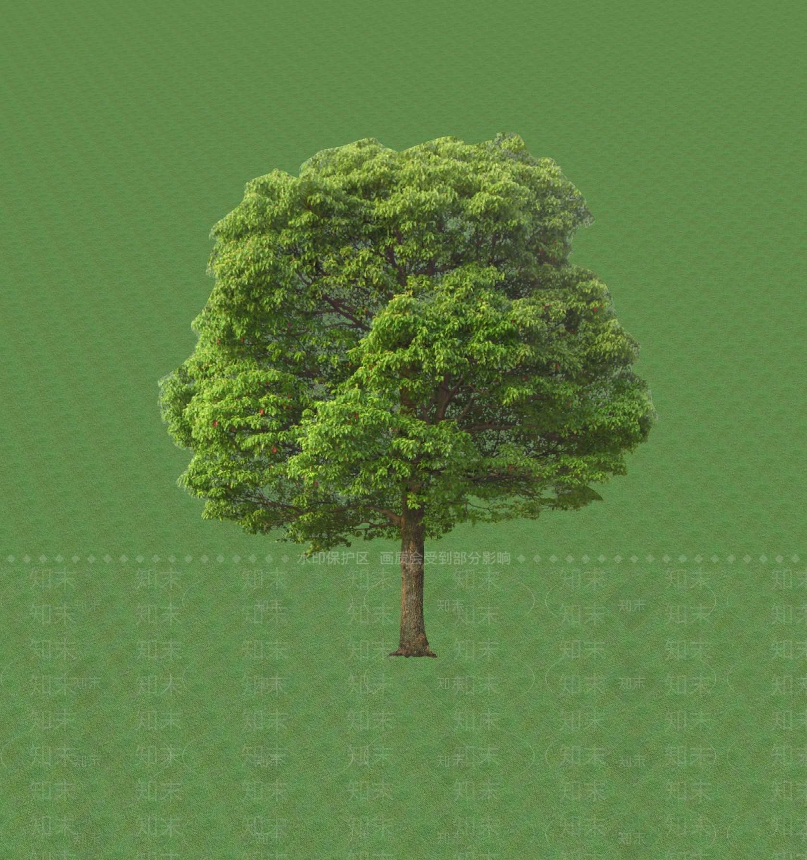 2D乔木SU模型下载【ID:1201365582】
