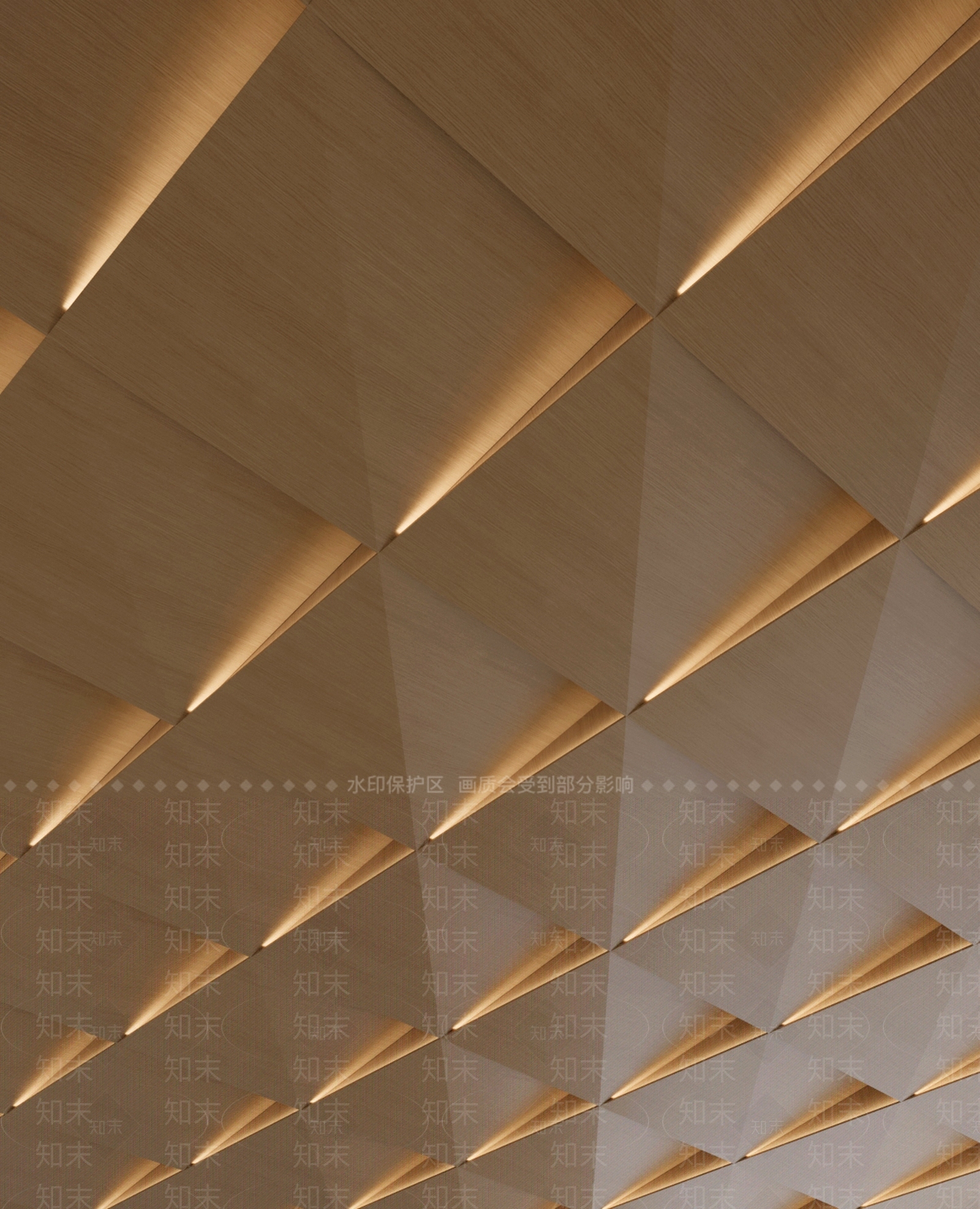 现代吊顶SU模型下载【ID:1201368060】