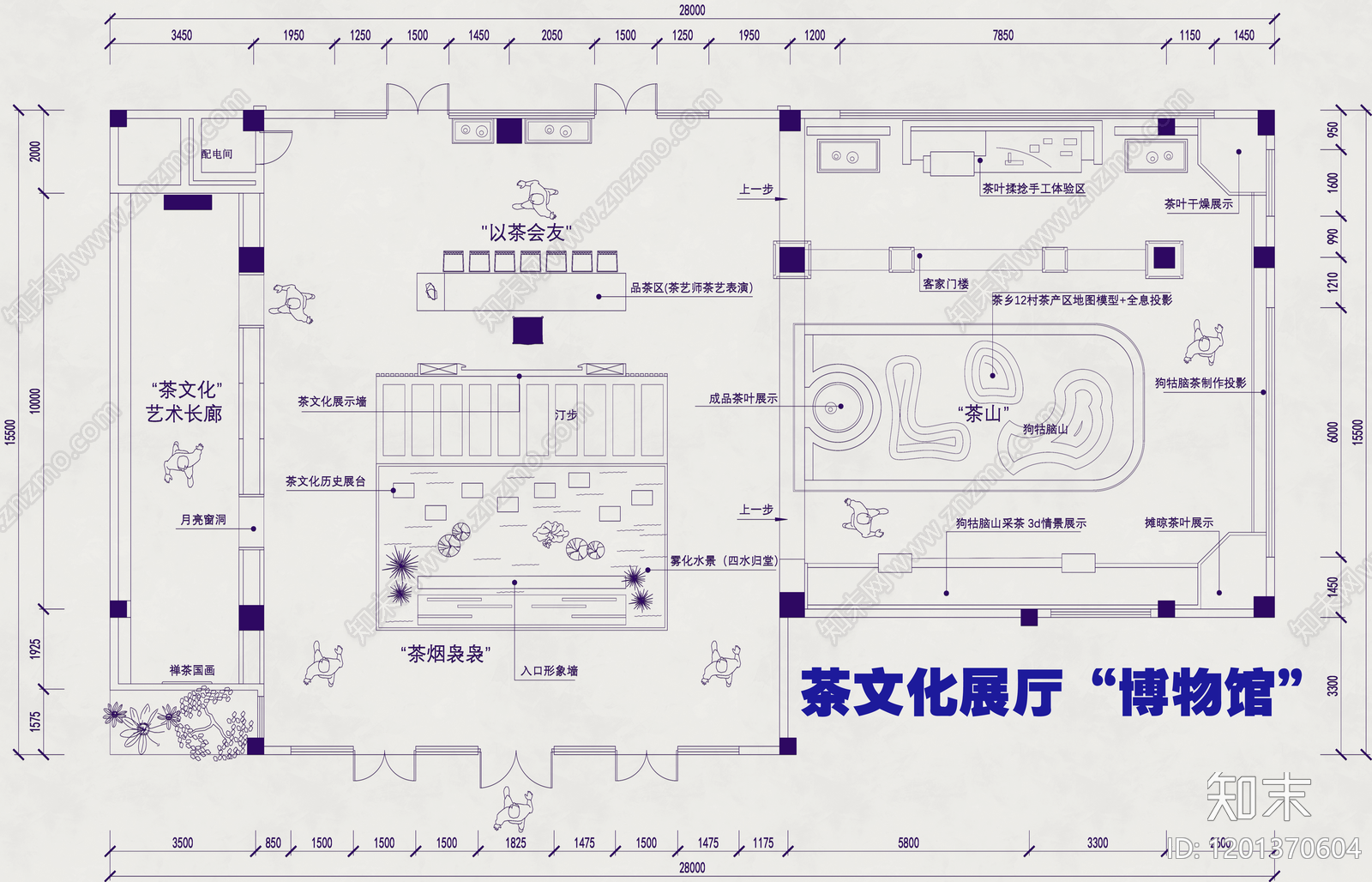 文化展厅施工图下载【ID:1201370604】