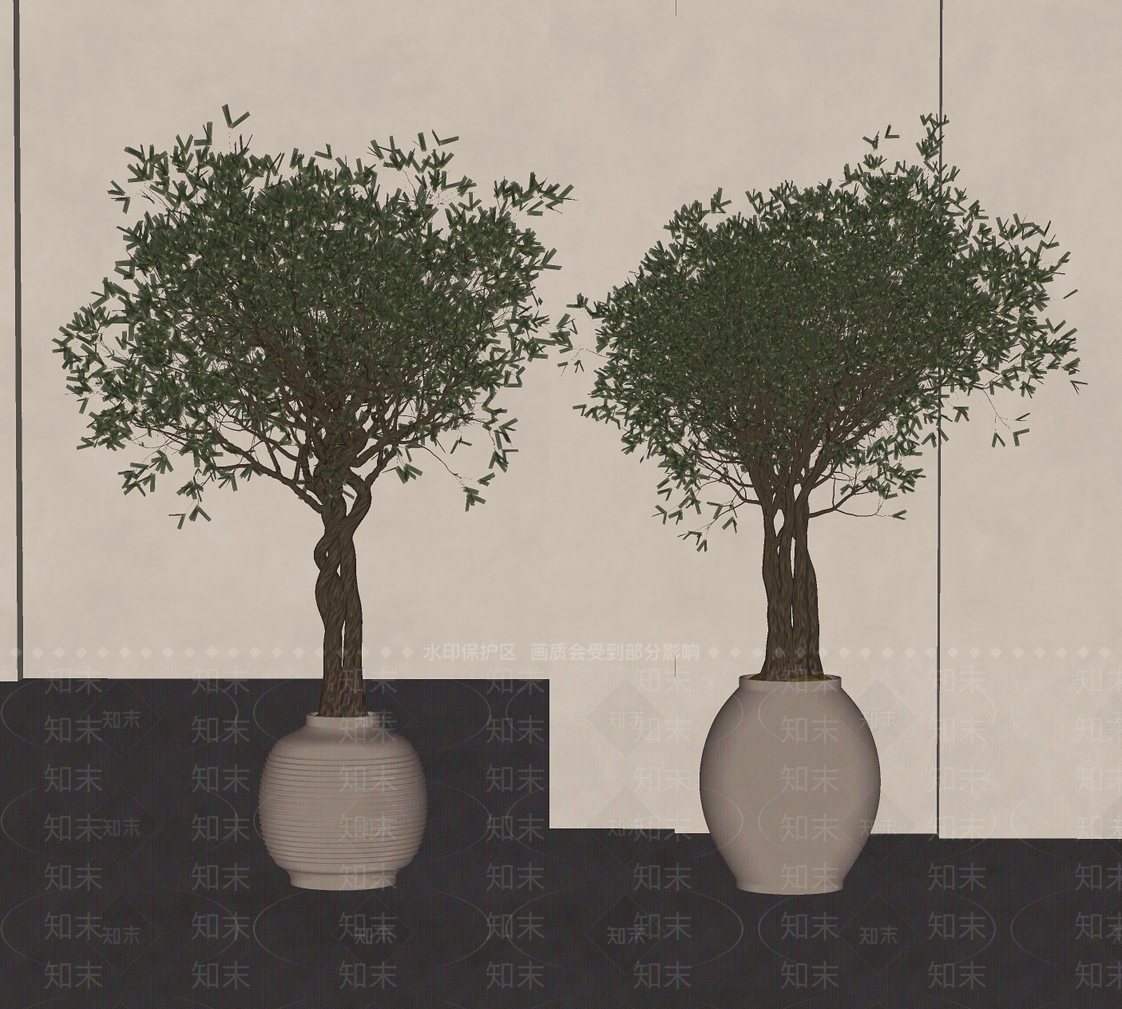 盆栽SU模型下载【ID:1201373077】