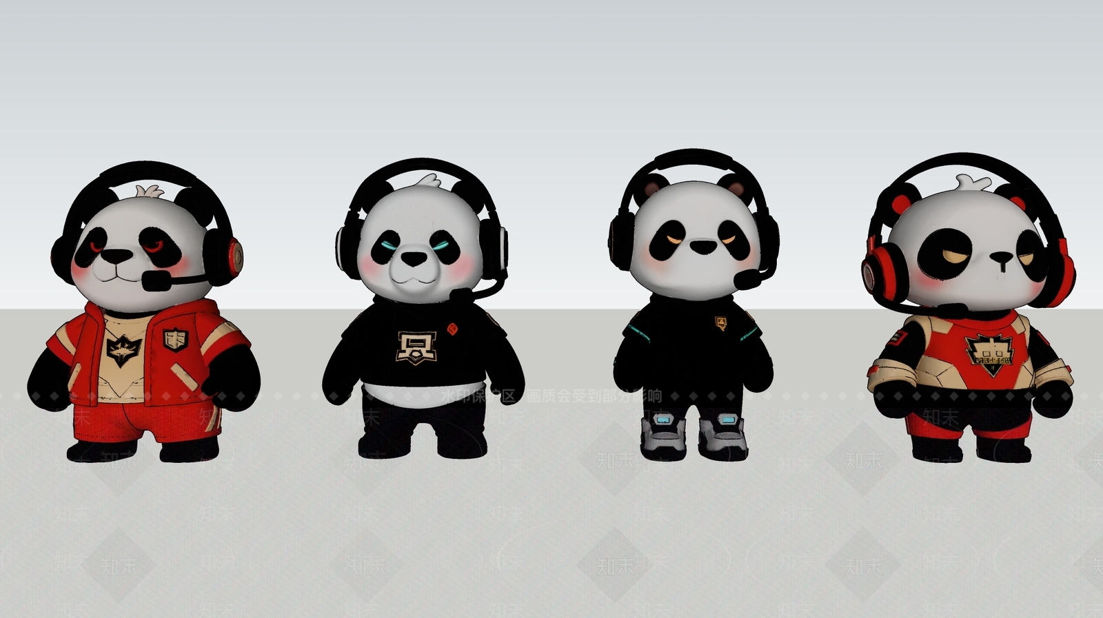 虚拟人物SU模型下载【ID:1201373622】