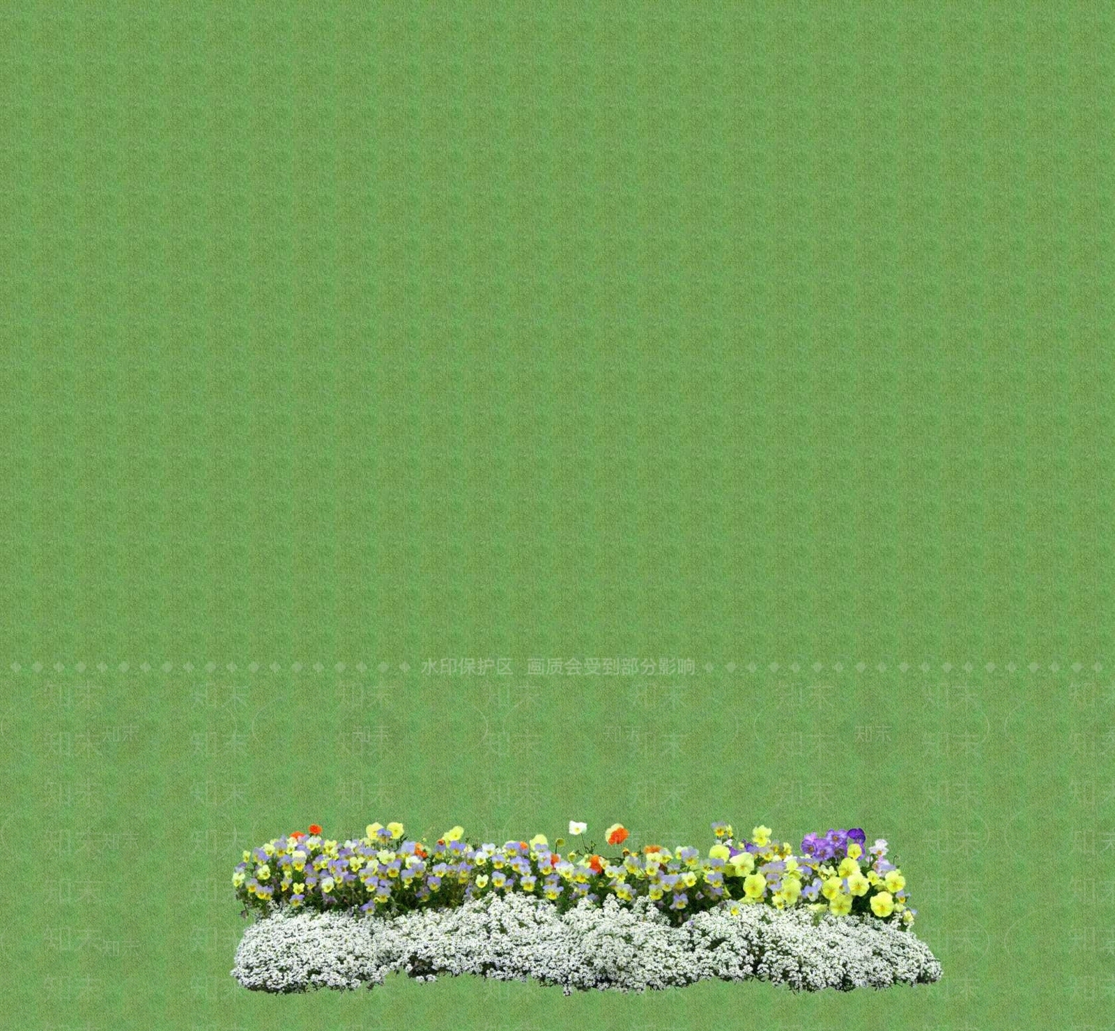 花草SU模型下载【ID:1201380022】