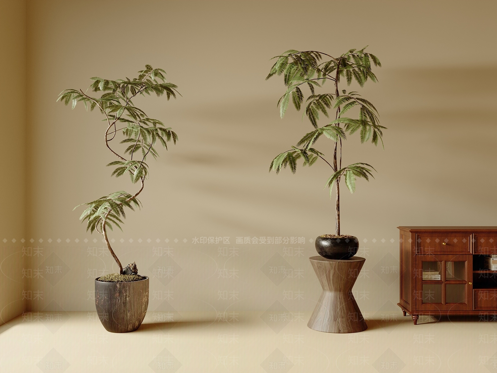 盆栽3D模型下载【ID:1201381668】