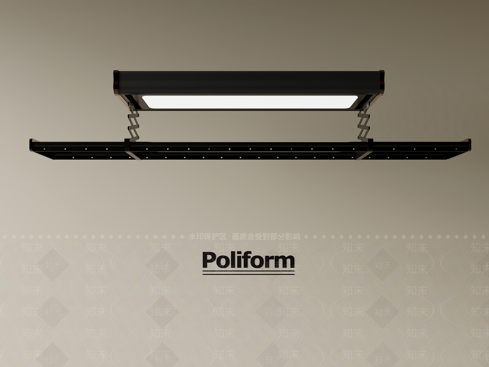 晾衣架3D模型下载【ID:1201390149】