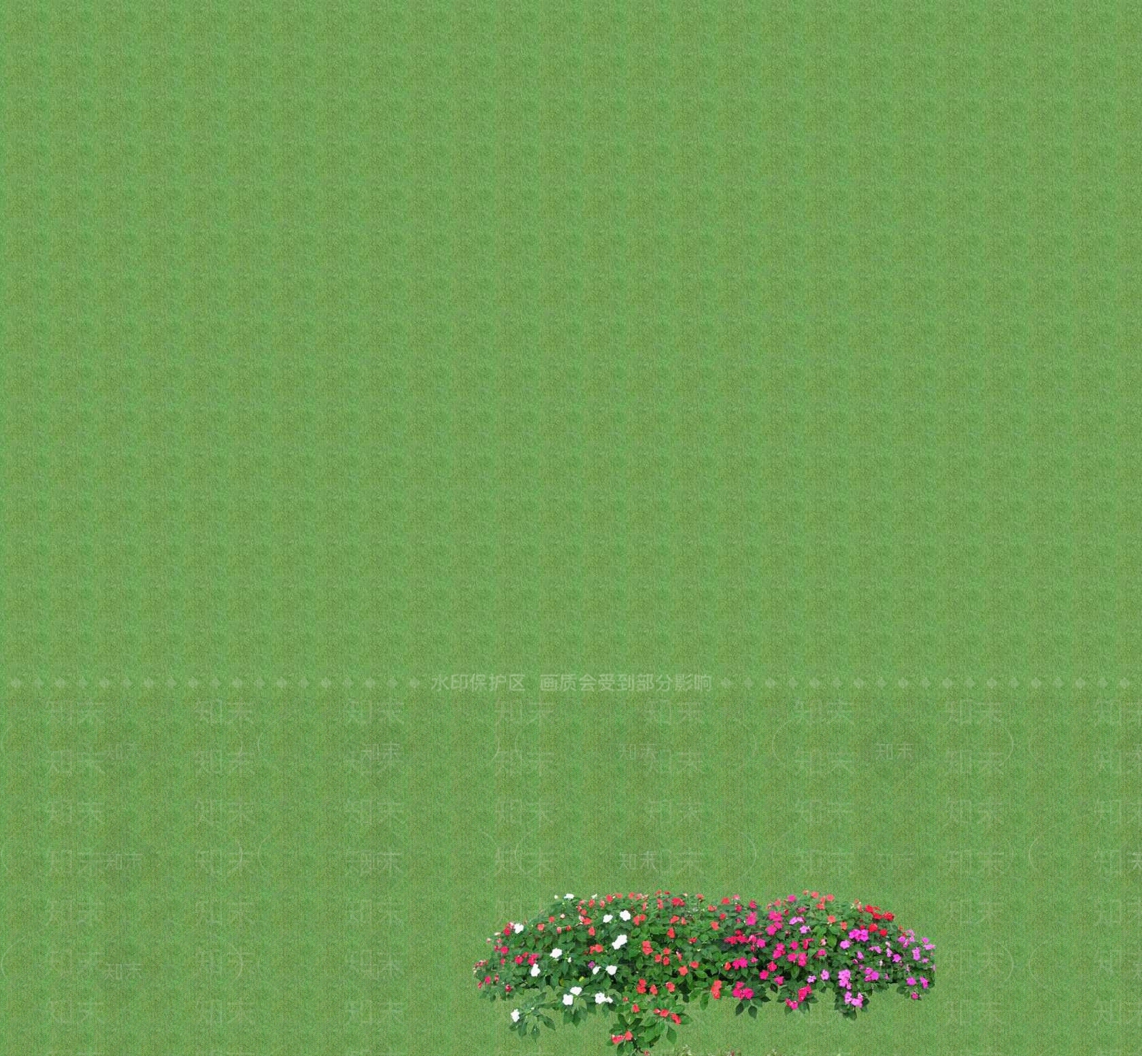 2D花草SU模型下载【ID:1201400542】