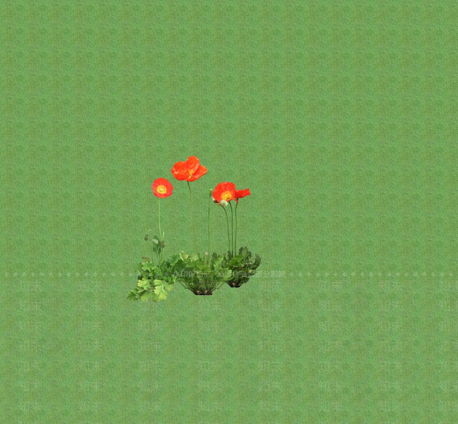2D花草SU模型下载【ID:1201401453】