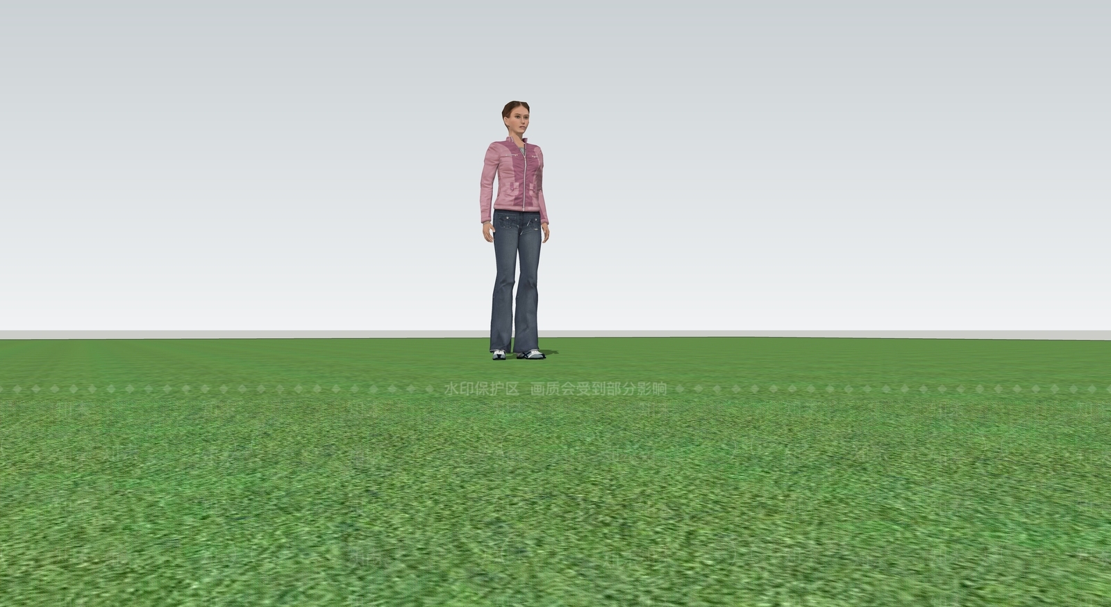 女人SU模型下载【ID:1201402296】
