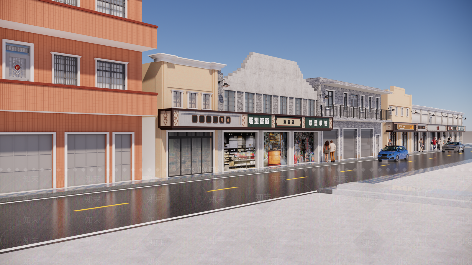 现代乡村民房SU模型下载【ID:1201402356】