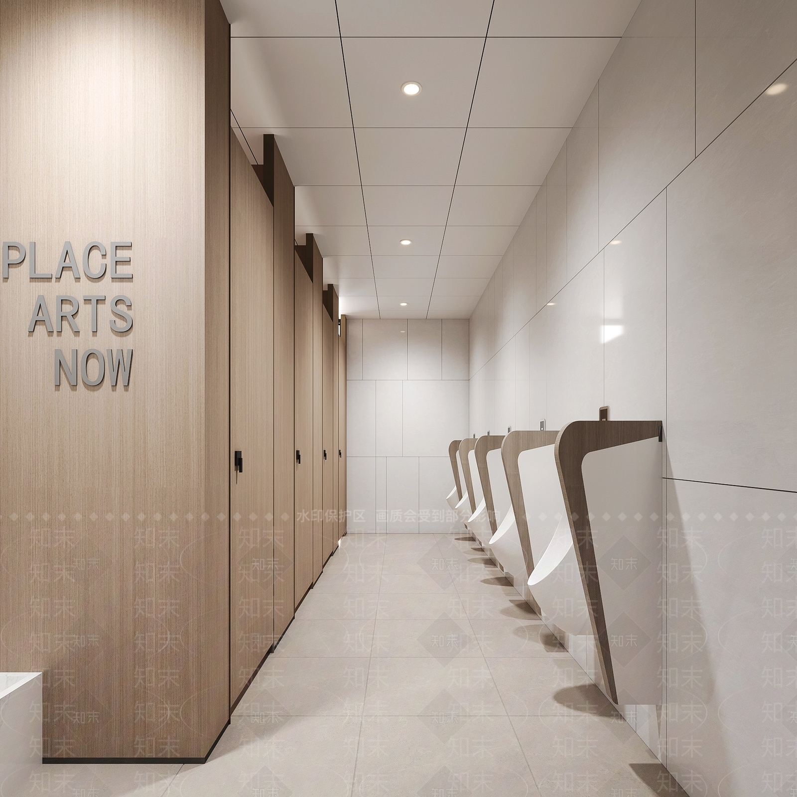 现代公共卫生间3D模型下载【ID:1201402668】