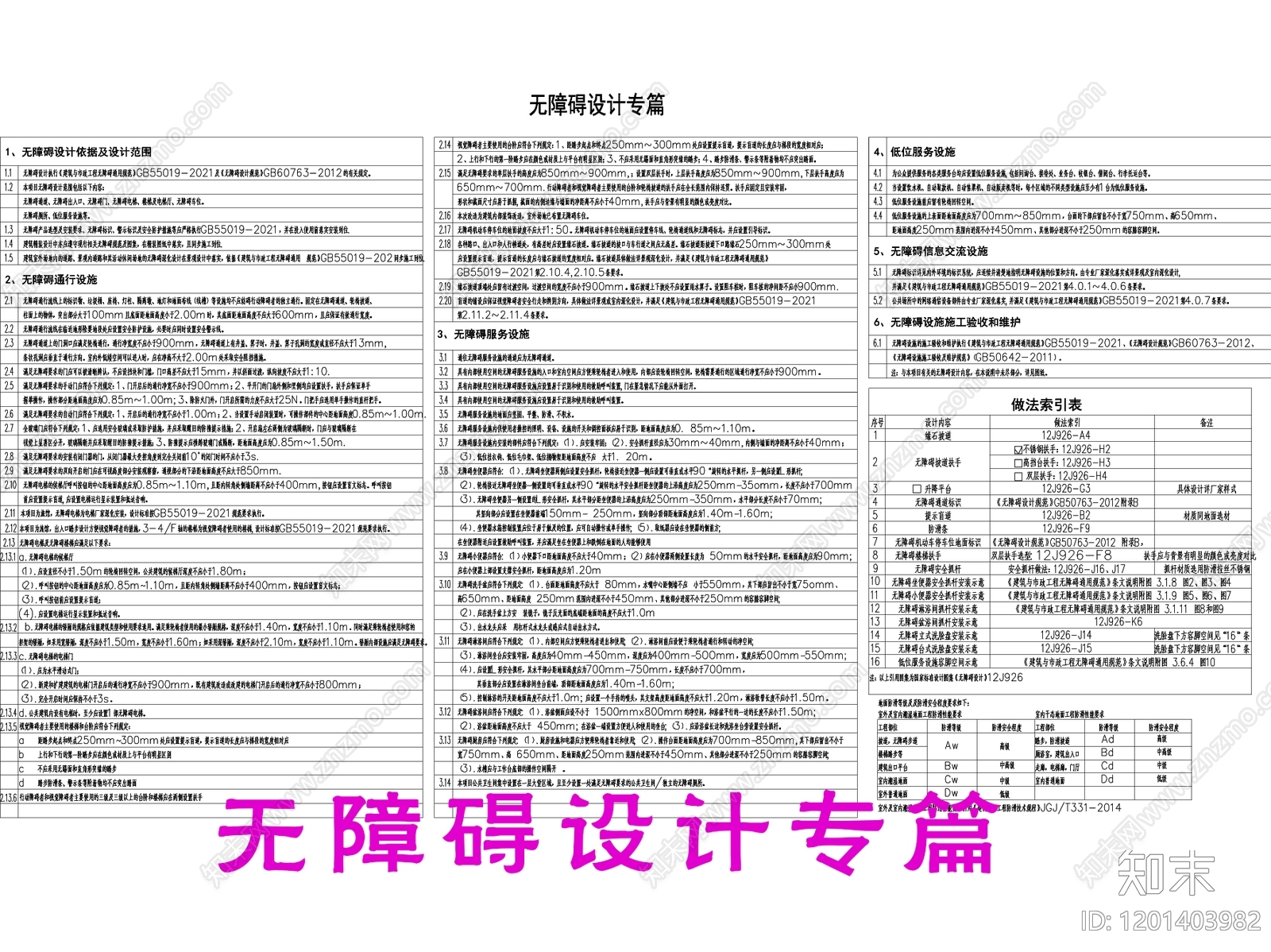 现代设计说明施工图下载【ID:1201403982】