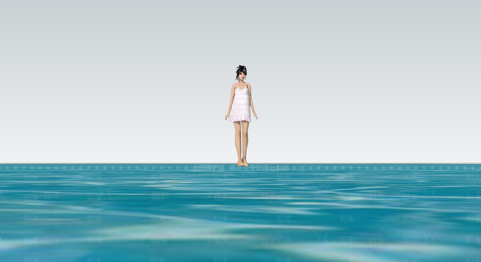 女人SU模型下载【ID:1201404068】