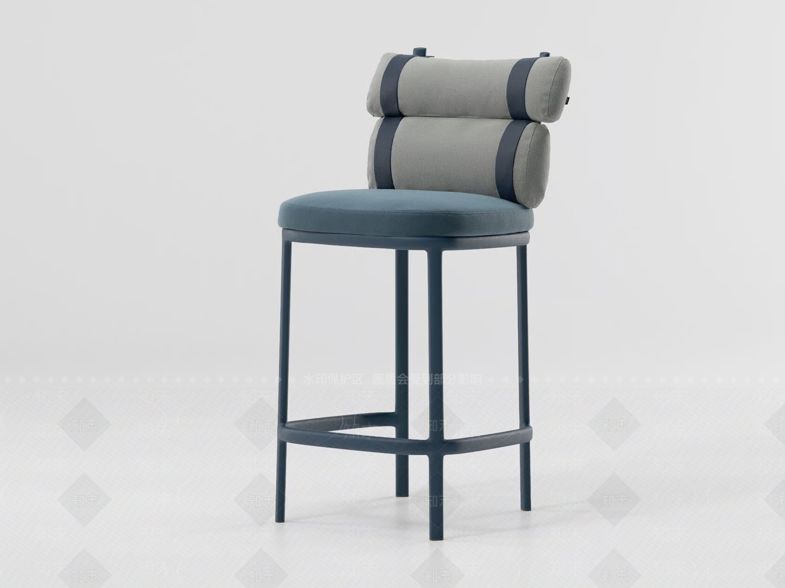 现代吧椅3D模型下载【ID:1201405535】