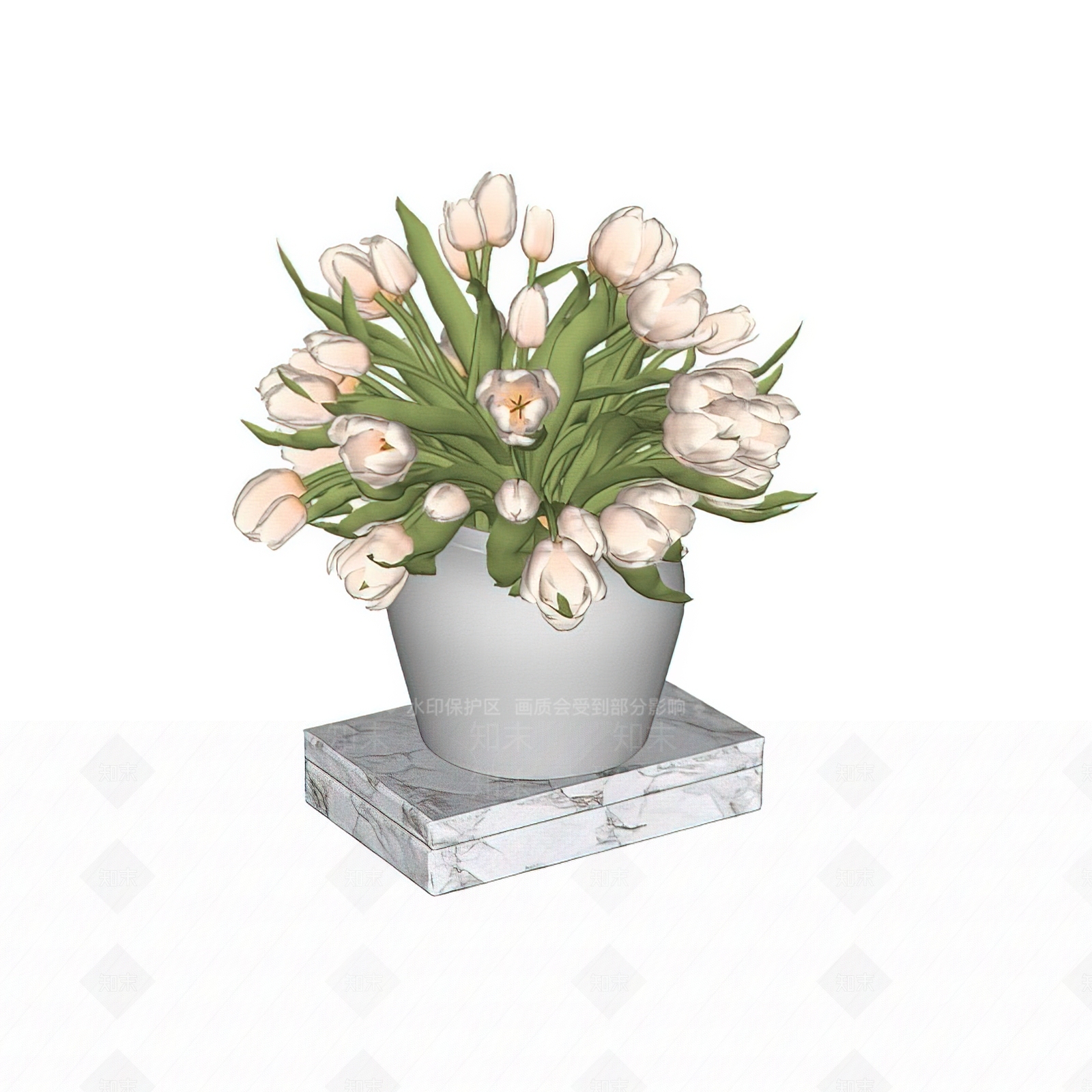 现代花艺SU模型下载【ID:1201408572】