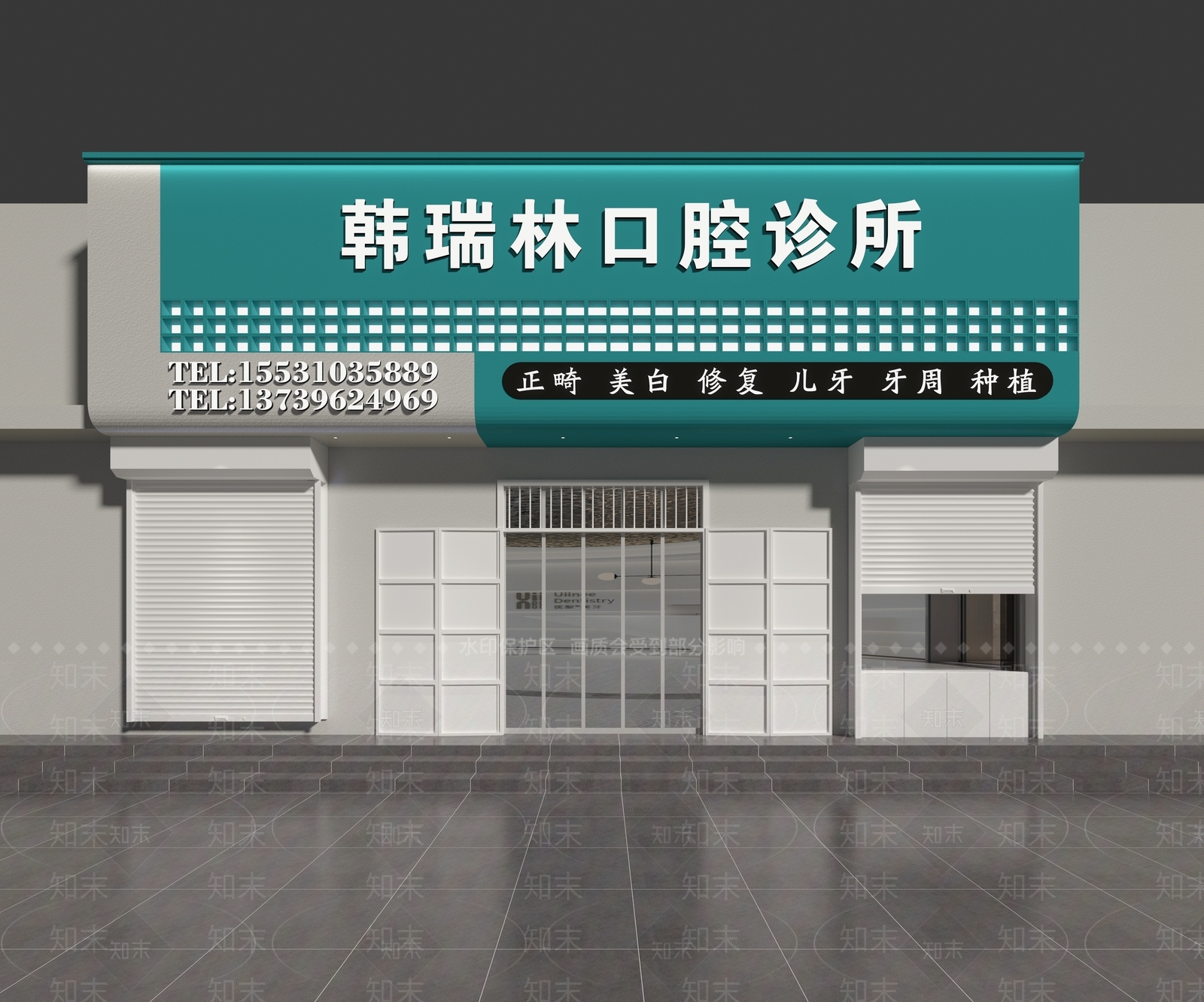 现代极简药店3D模型下载【ID:1201409899】