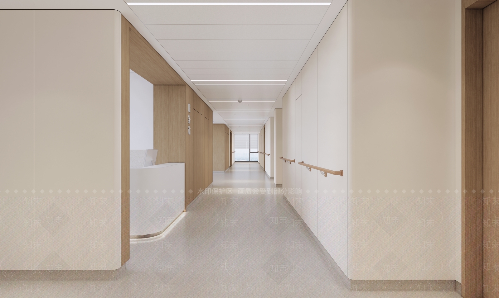 现代简约医院SU模型下载【ID:1201410920】