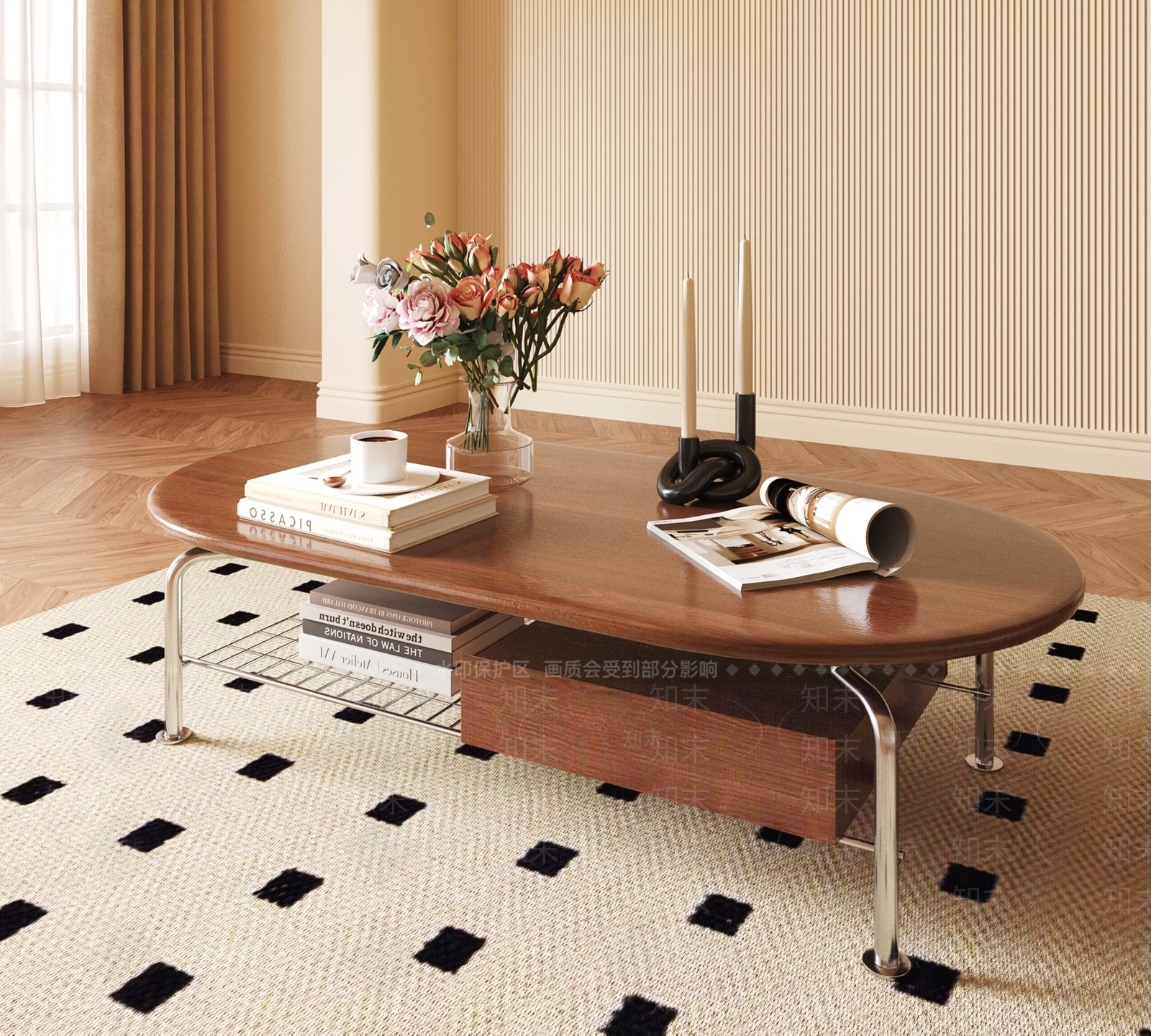 法式茶几3D模型下载【ID:1201415313】