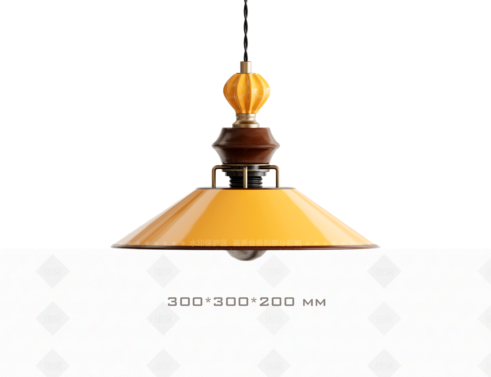 复古法式吧台吊灯3D模型下载【ID:1201415529】