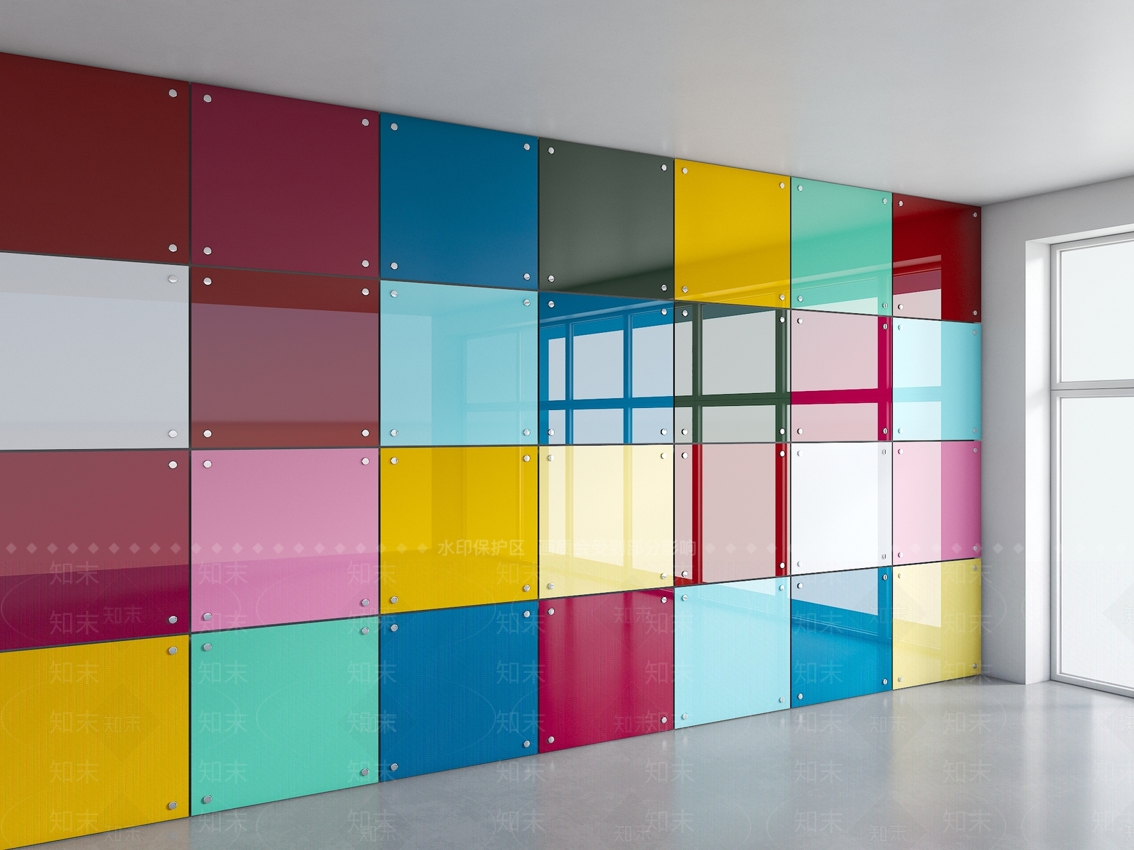 现代简约其他墙面3D模型下载【ID:1201426199】