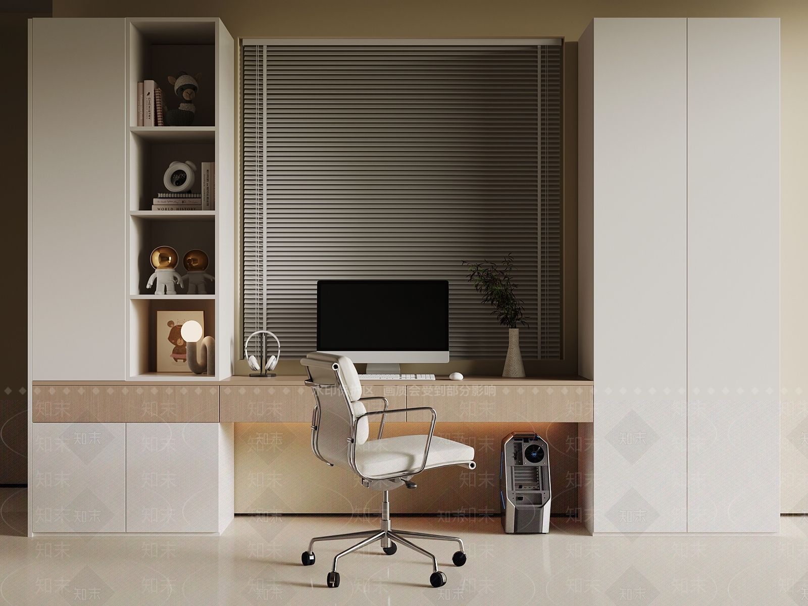 现代衣柜3D模型下载【ID:1201427049】