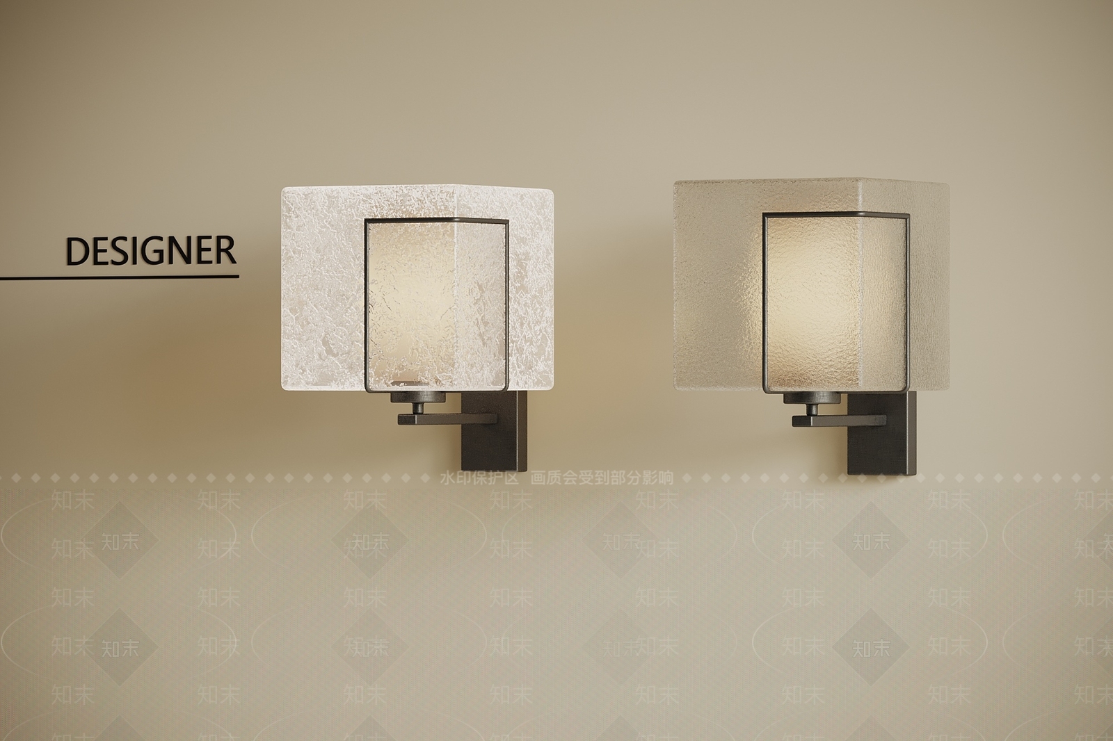 现代壁灯SU模型下载【ID:1201429628】