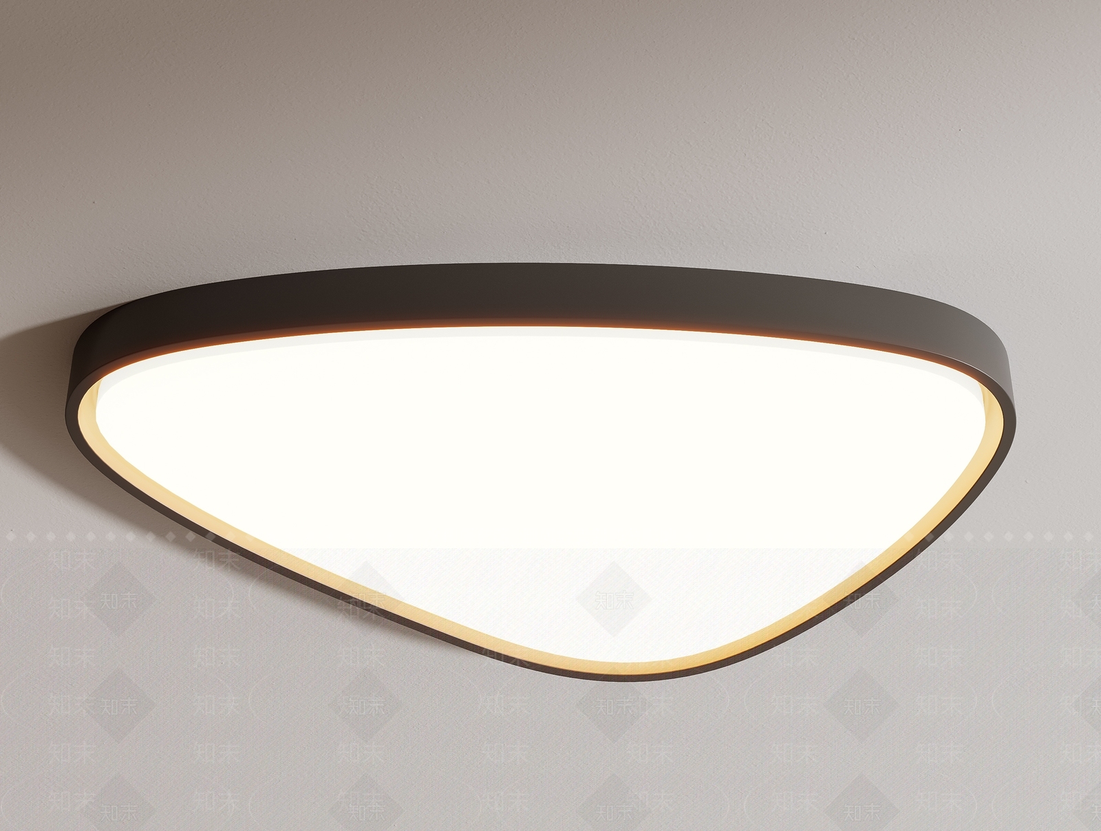 现代意式吸顶灯SU模型下载【ID:1201429841】