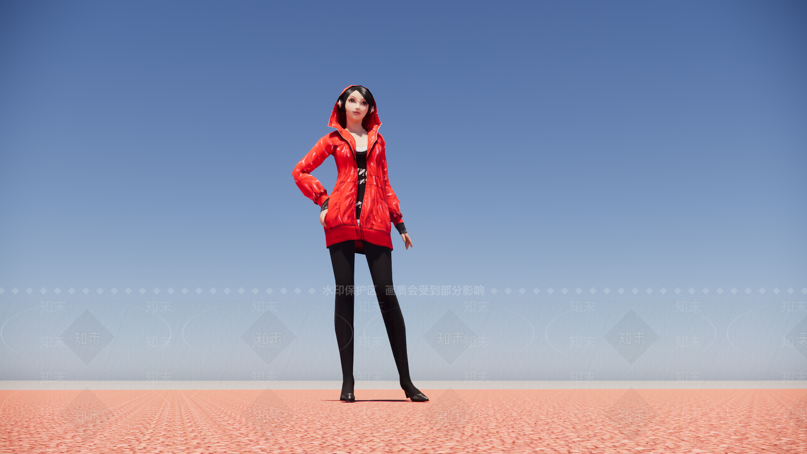 女人SU模型下载【ID:1201430085】