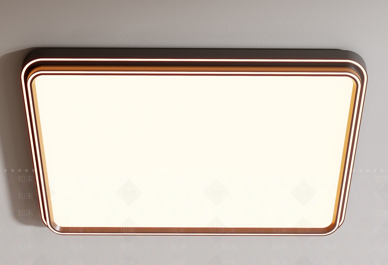 现代意式吸顶灯SU模型下载【ID:1201430033】