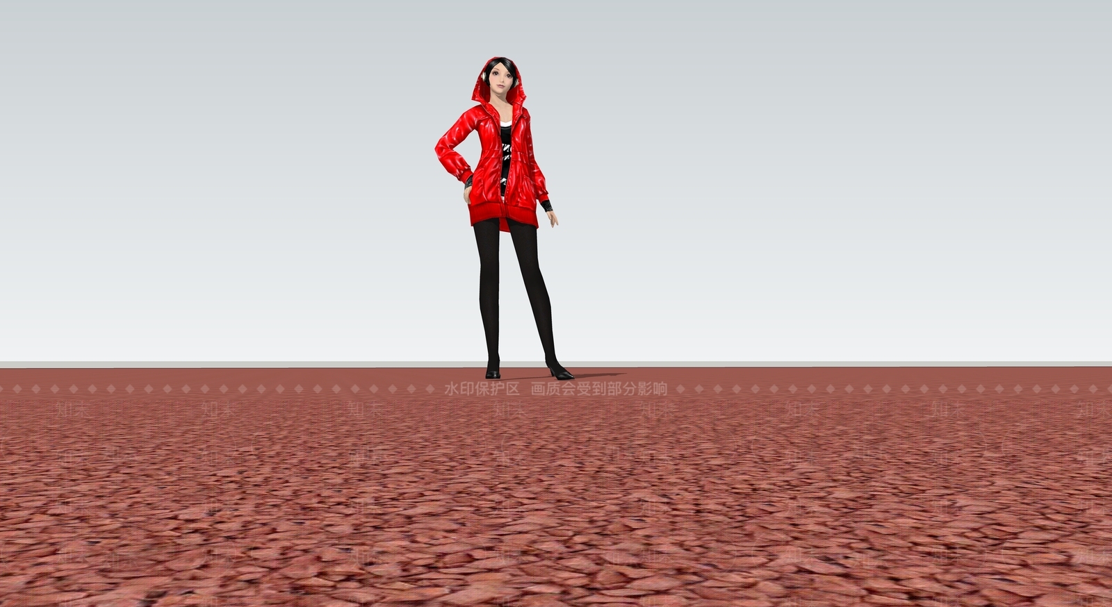 女人SU模型下载【ID:1201430085】