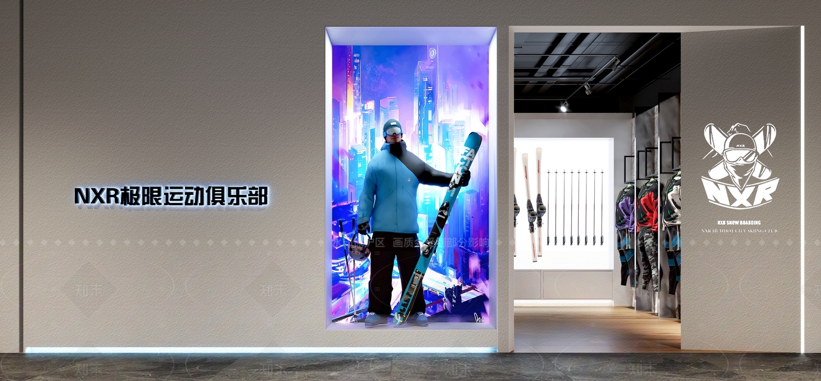 现代工业其他商业空间3D模型下载【ID:1201430972】