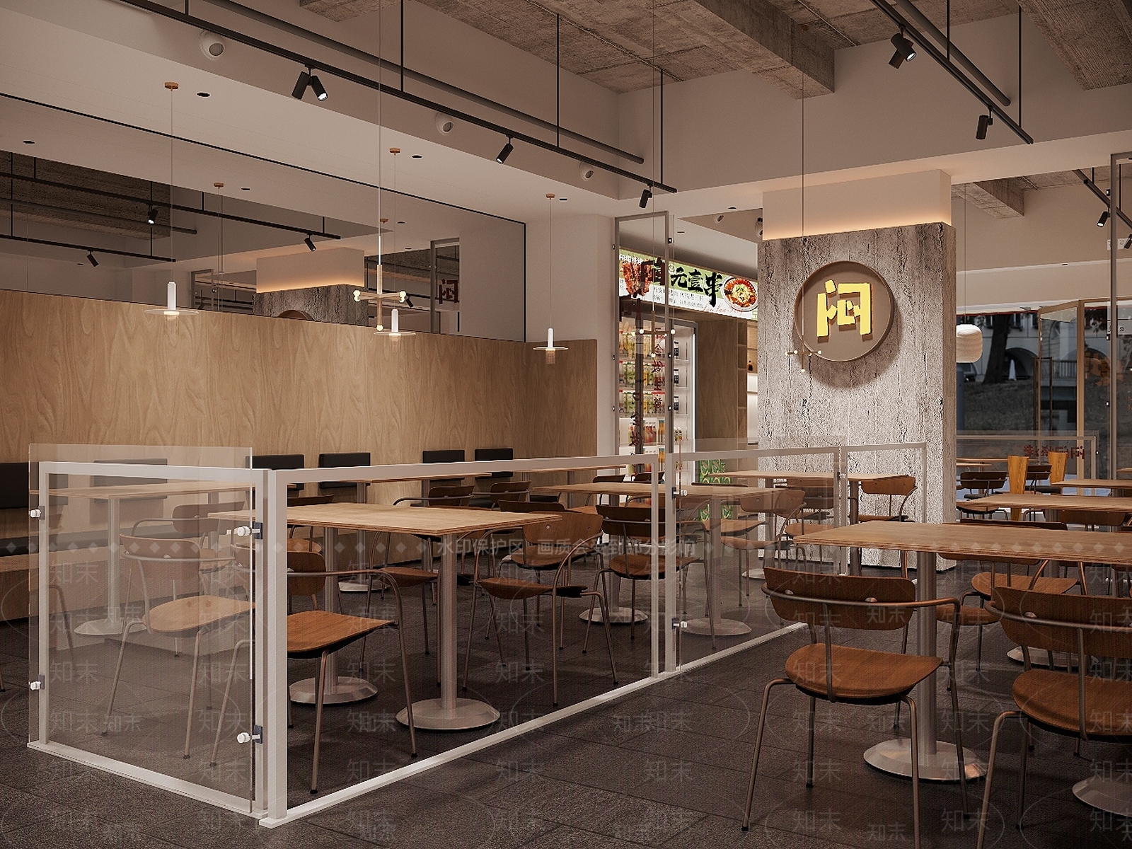 现代烧烤店3D模型下载【ID:1201438342】