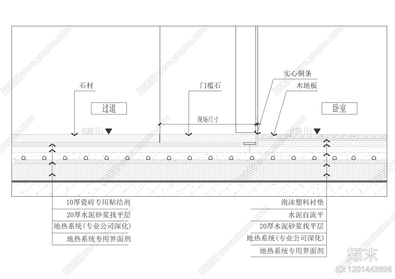 木地板施工图下载【ID:1201443996】