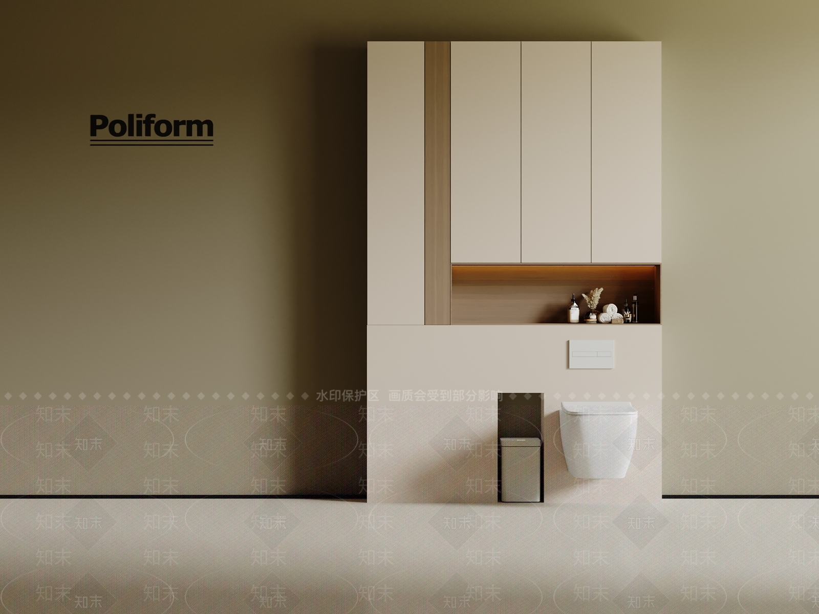 马桶3D模型下载【ID:1201444736】
