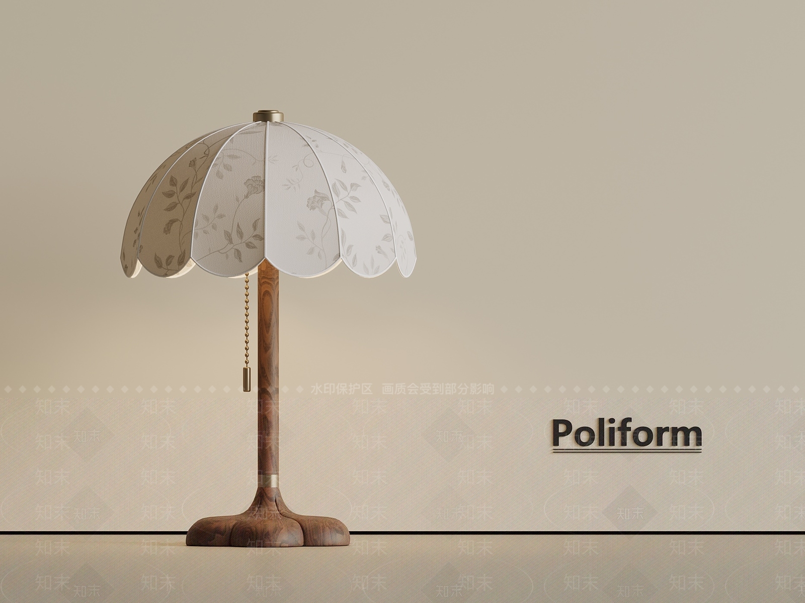 法式中古台灯3D模型下载【ID:1201446036】