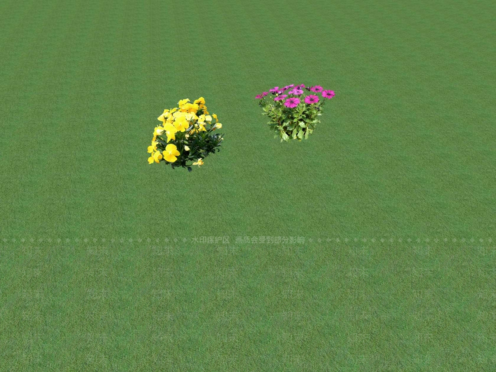2D花草SU模型下载【ID:1201446137】